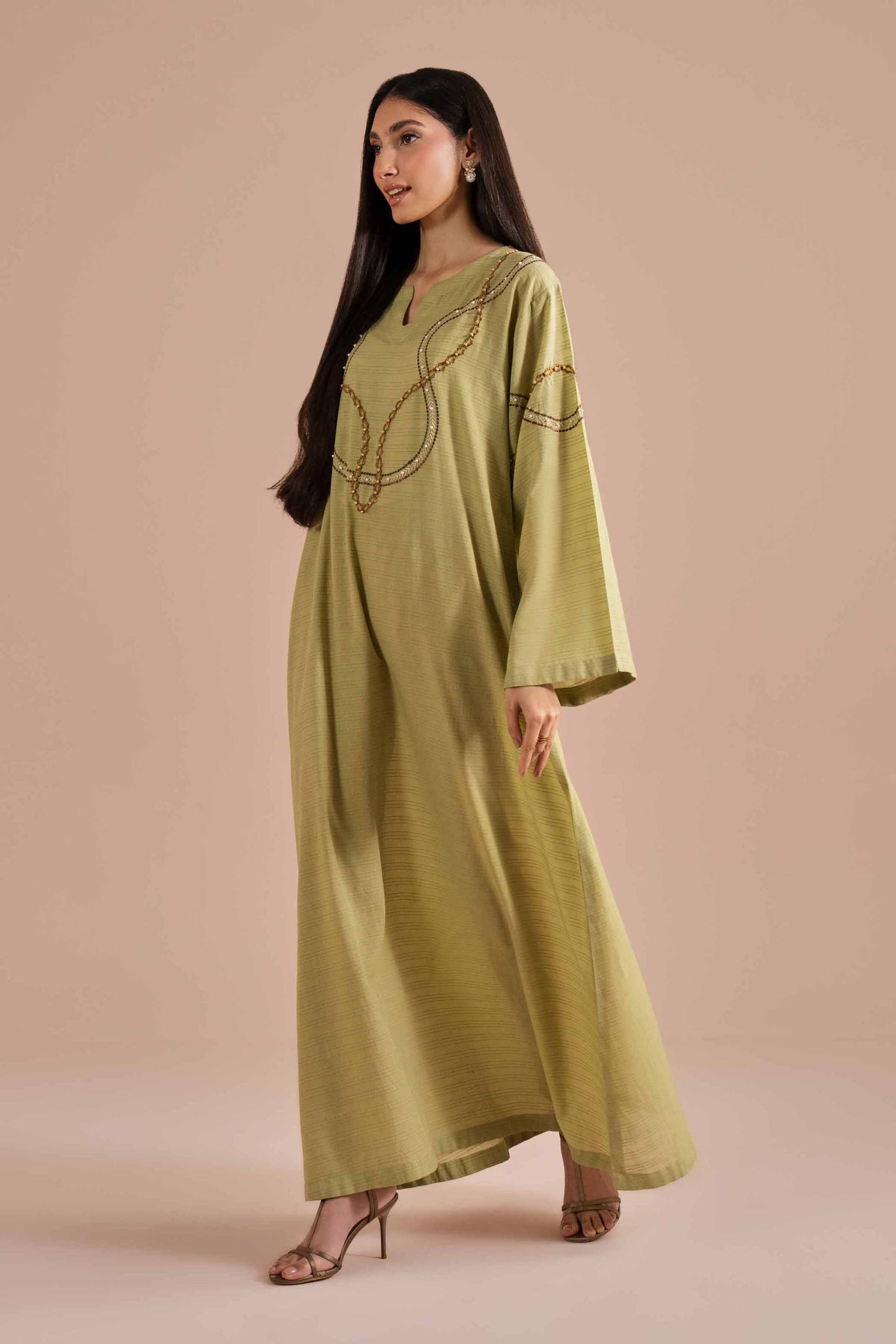 Embroidered Dress - FE26-42 - Image 4