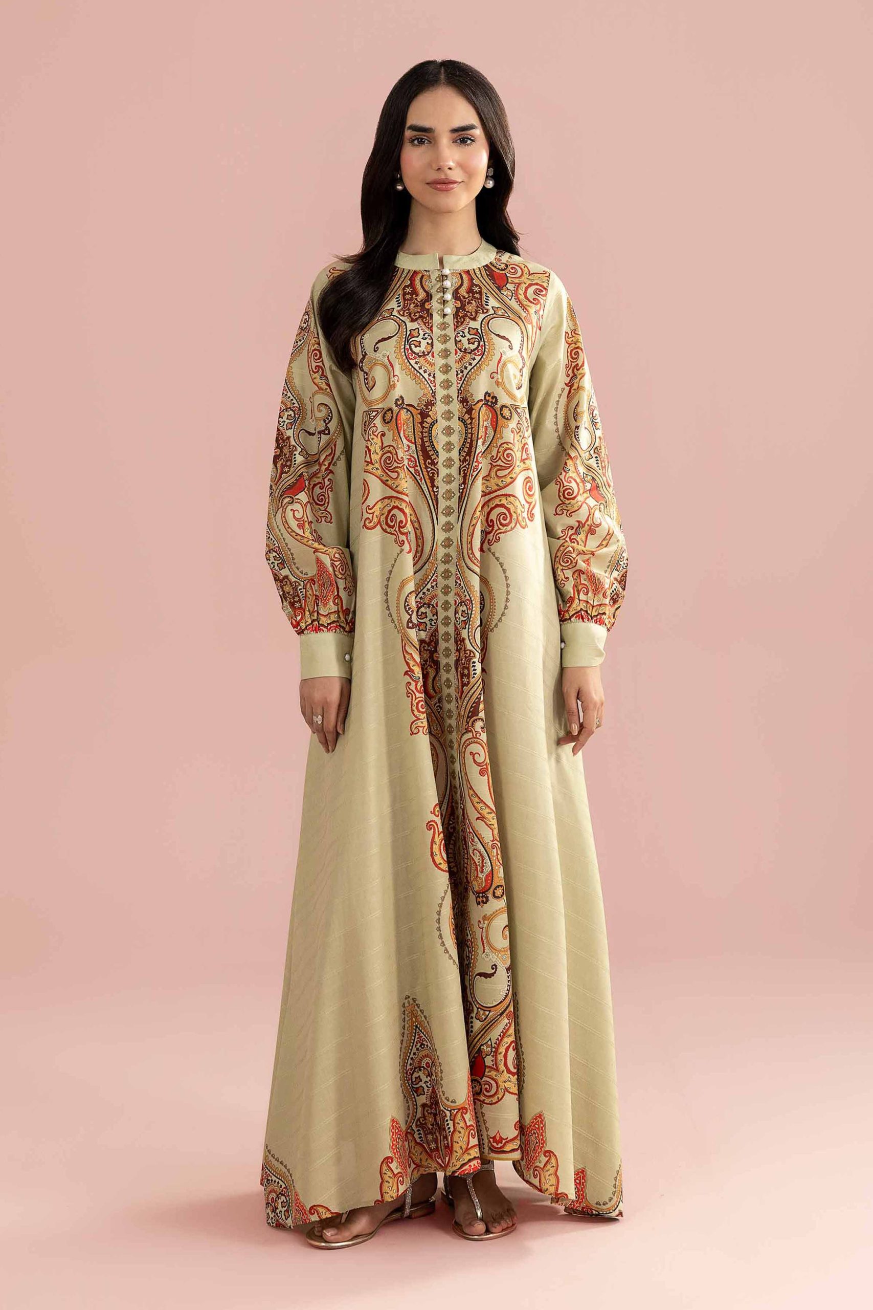 Printed Dress - FE26-45 - Image 3