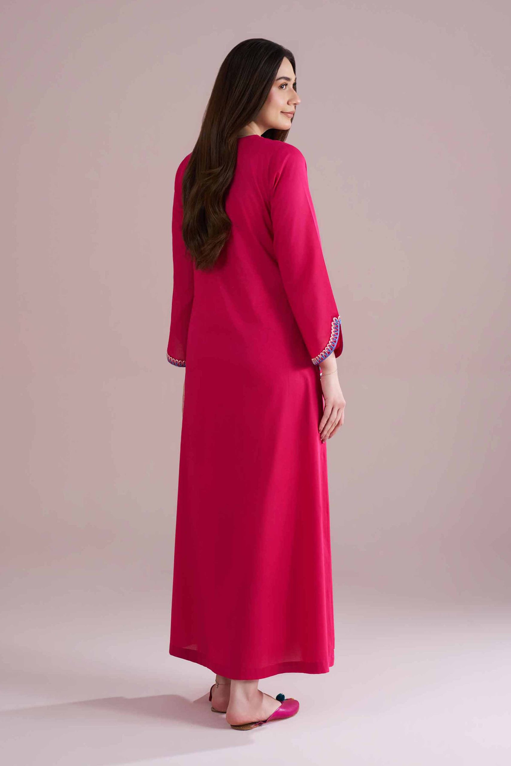 Embroidered Dress - FE26-62 - Image 3