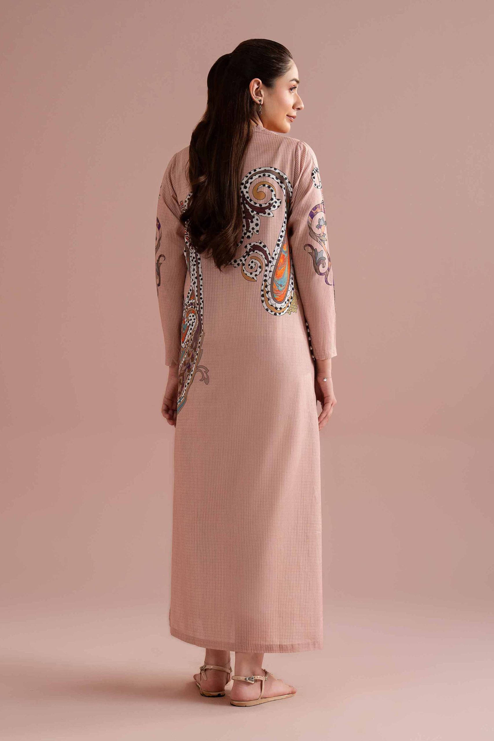 Printed Dress - FE26-75 - Image 3
