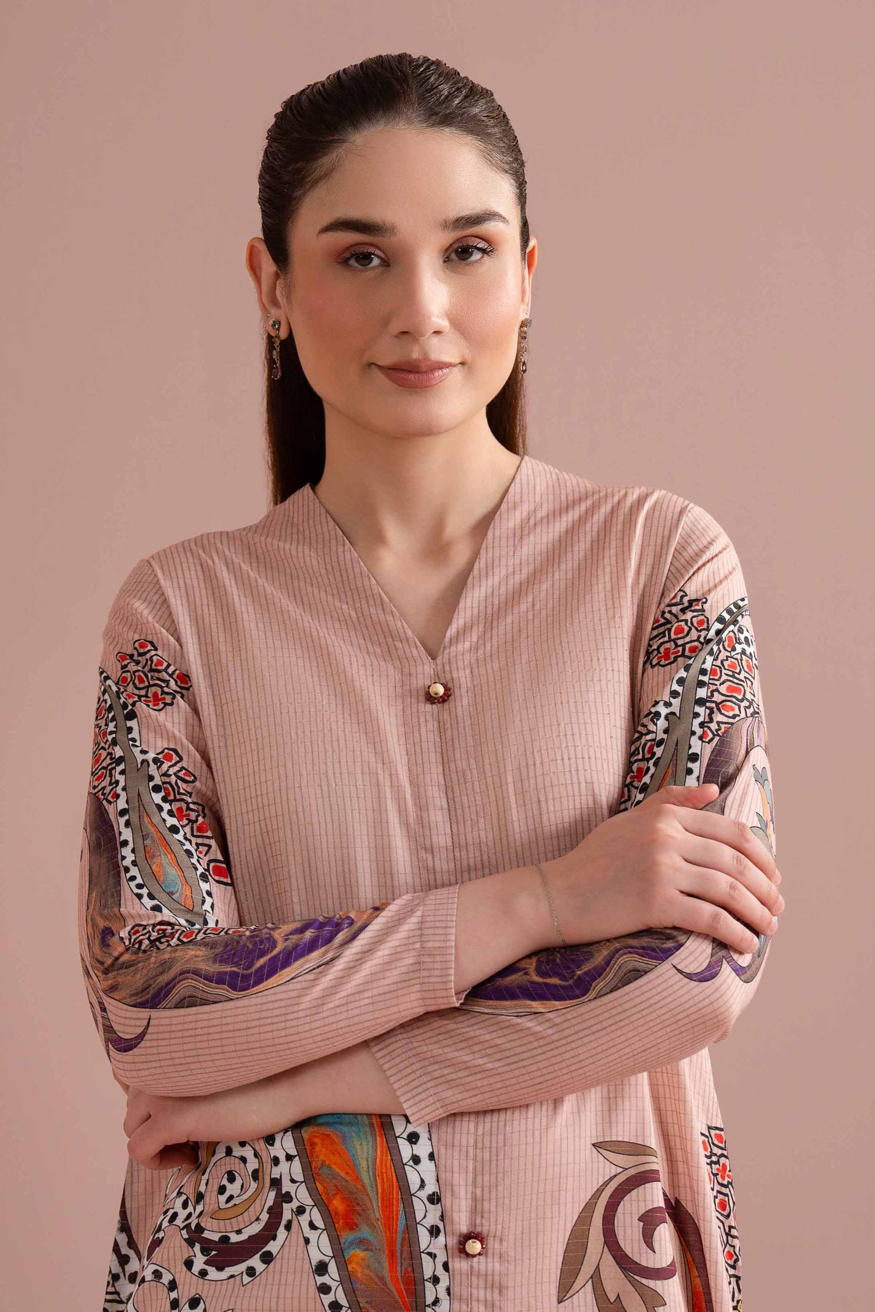 Printed Dress - FE26-75 - Image 5