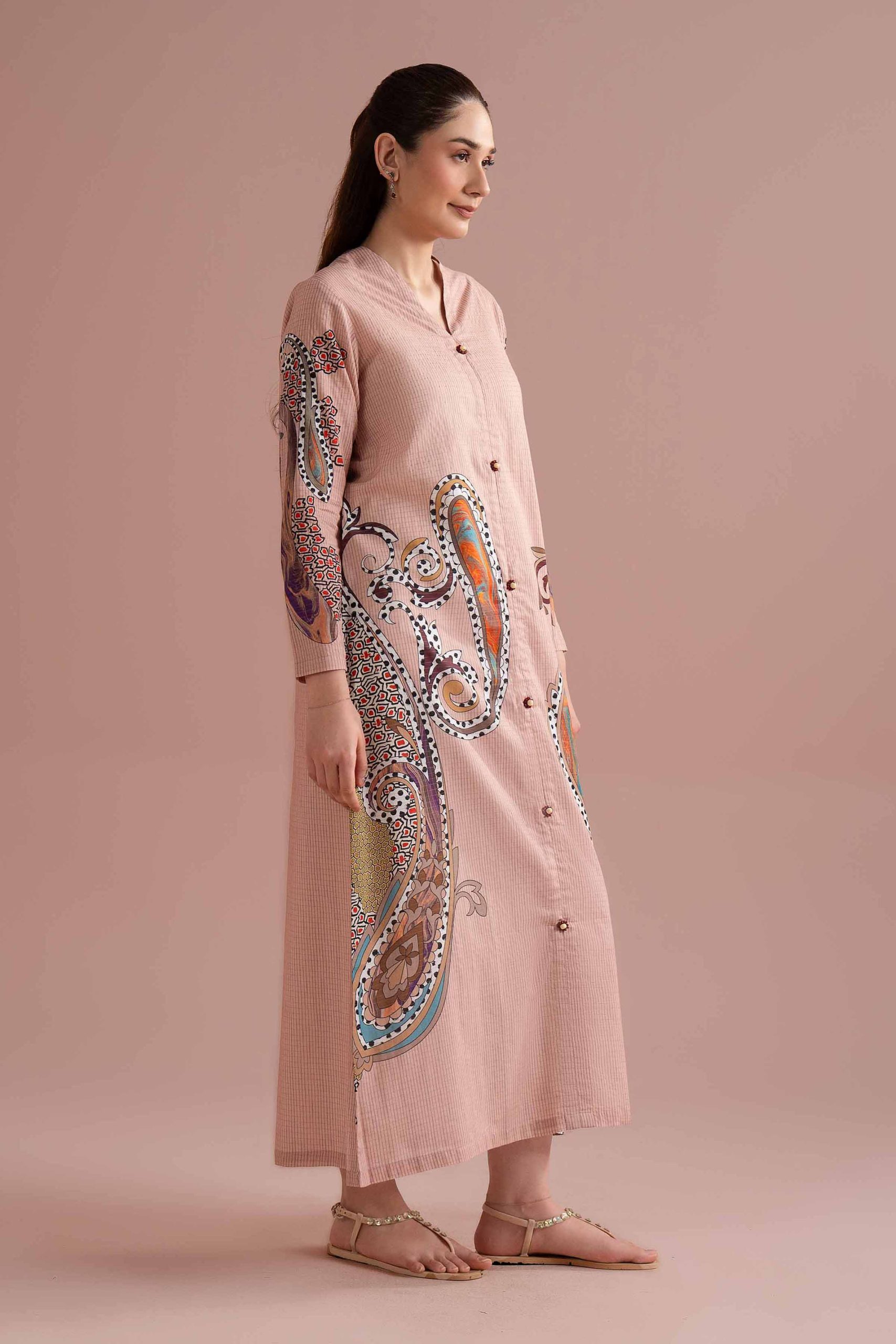 Printed Dress - FE26-75 - Image 4