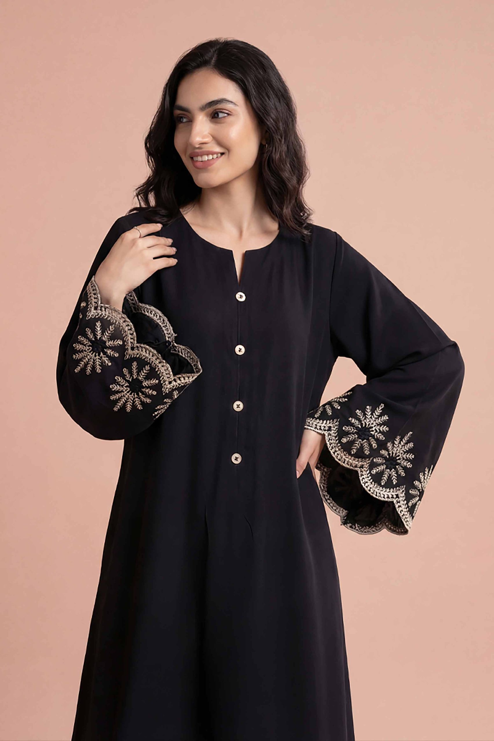 Embroidered Dress - FE26-84 - Image 2
