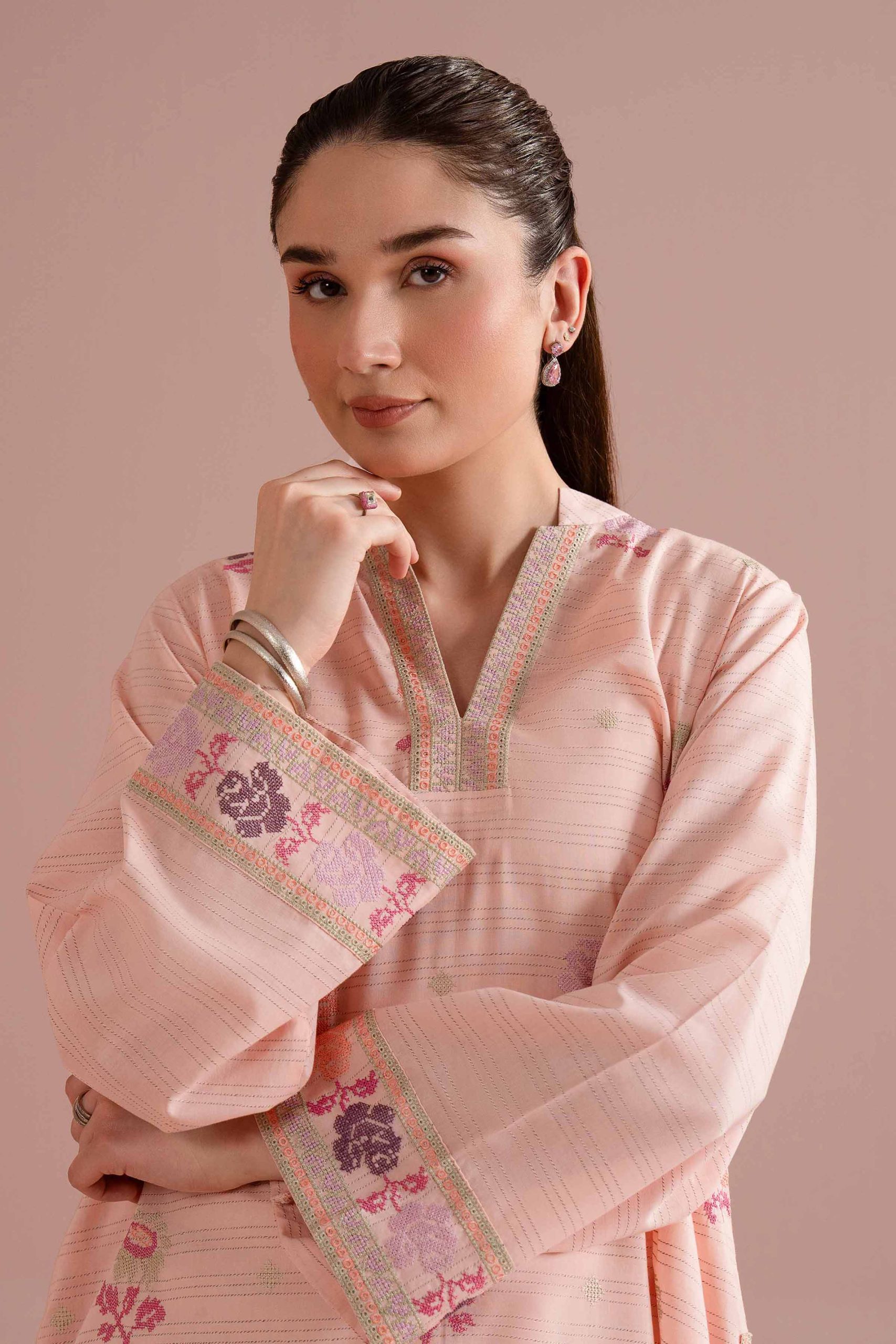 Embroidered Dress - FS26-32 - Image 2