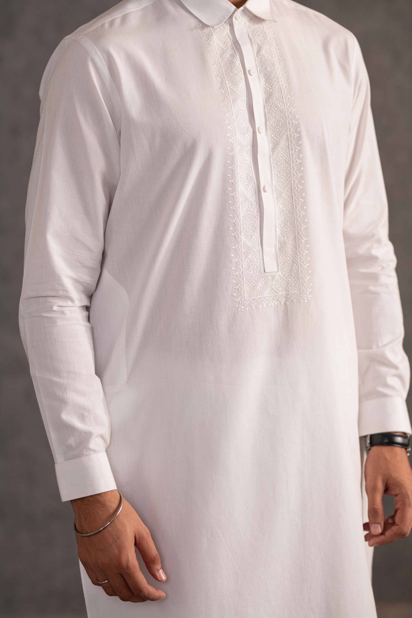 2 Piece - Embroidered Naqsh Suit - KNS25-01 - Image 4