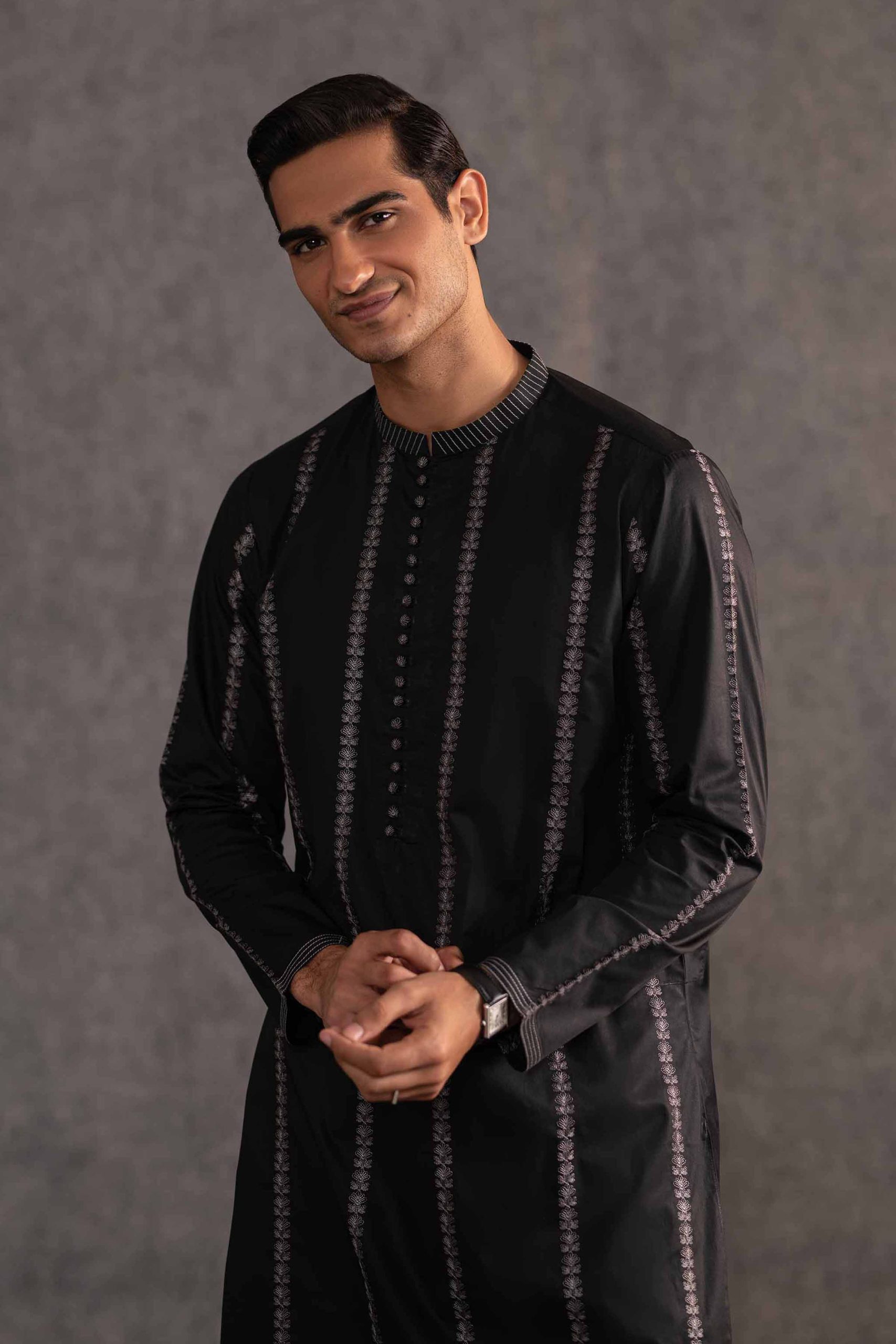 2 Piece - Embroidered Naqsh Suit - KNS25-03 - Image 2