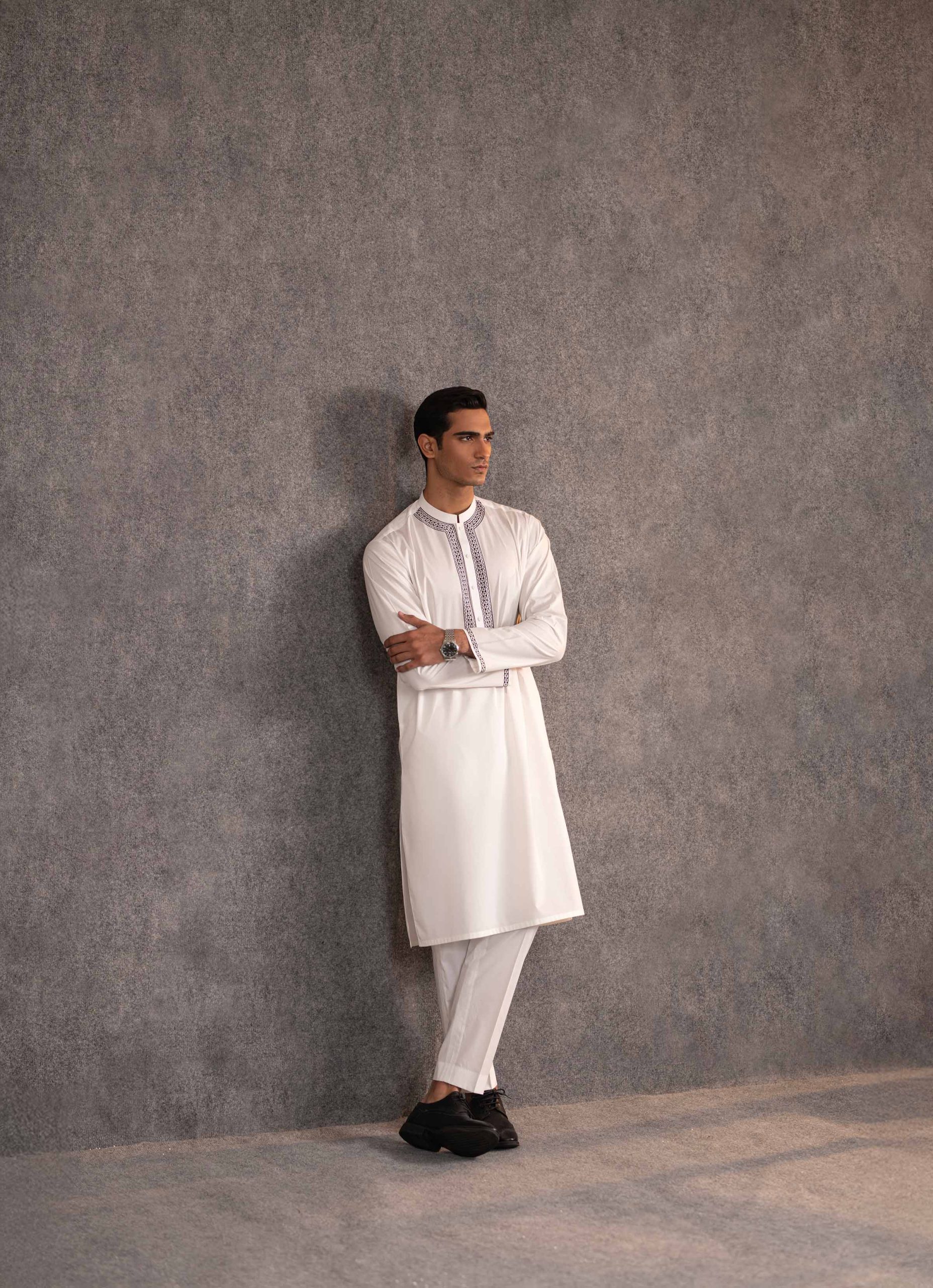 2 Piece - Embroidered Naqsh Suit - KNS25-06 - Image 5