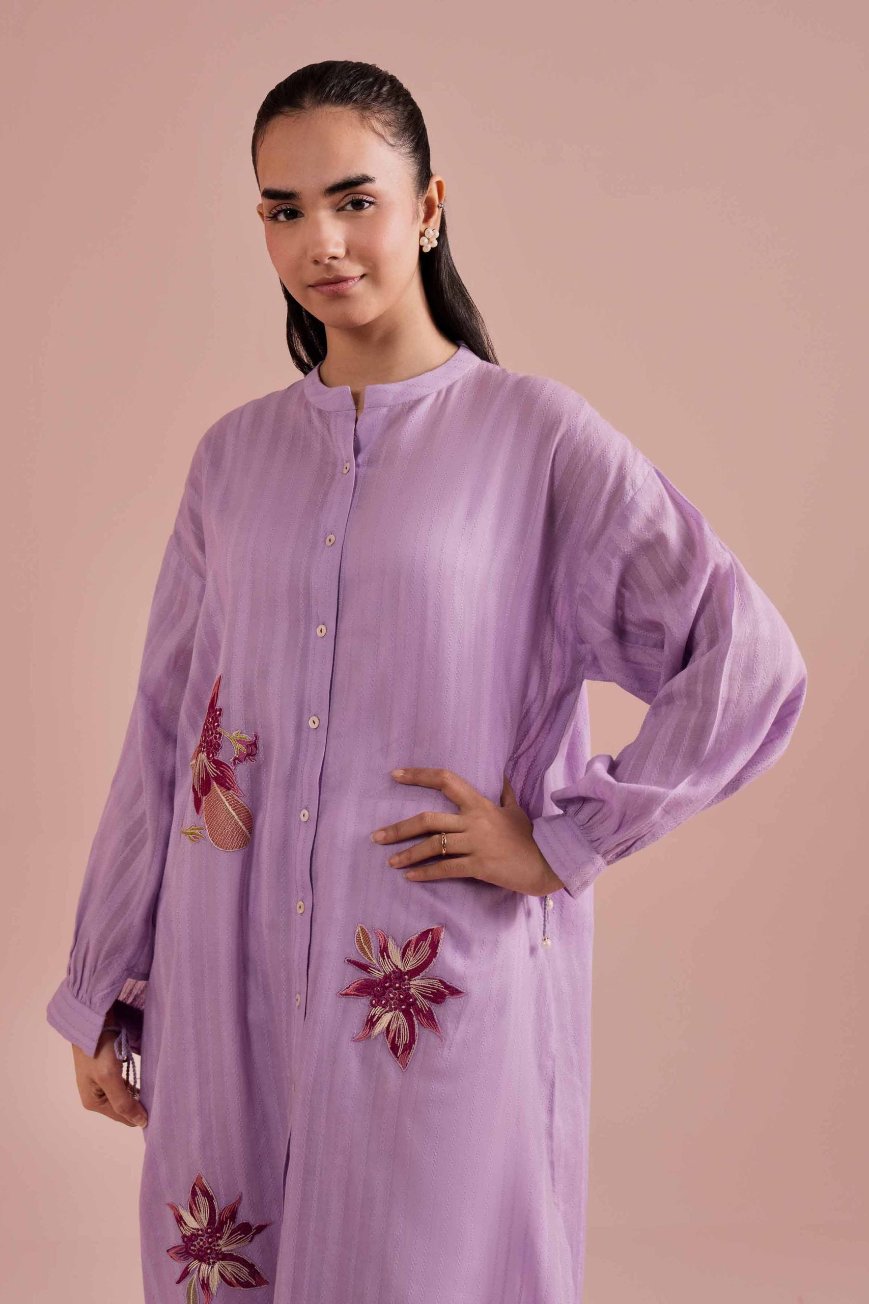 Embroidered Shirt - PE26-07 - Image 3