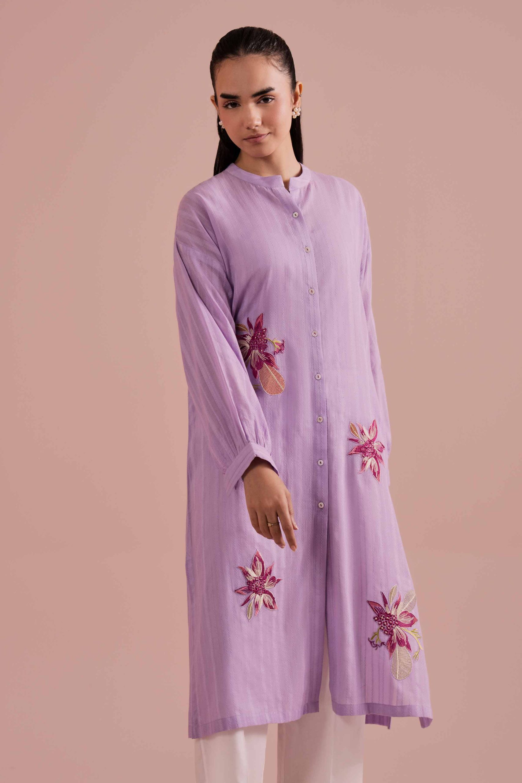 Embroidered Shirt - PE26-07 - Image 5