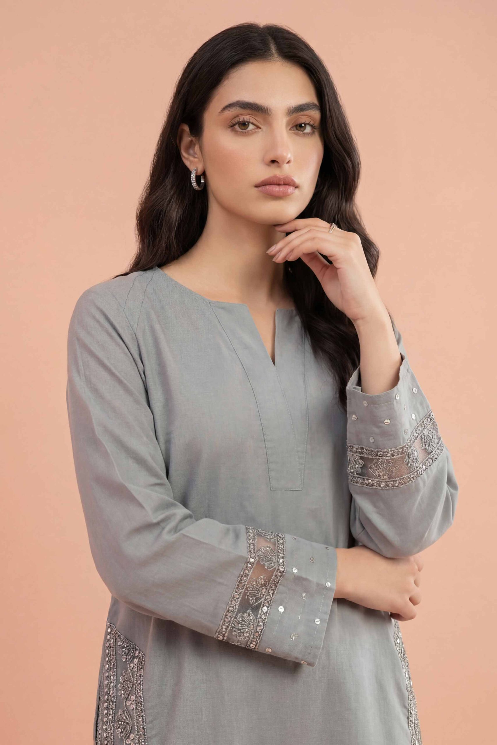 Embroidered Shirt - PE26-100 - Image 3