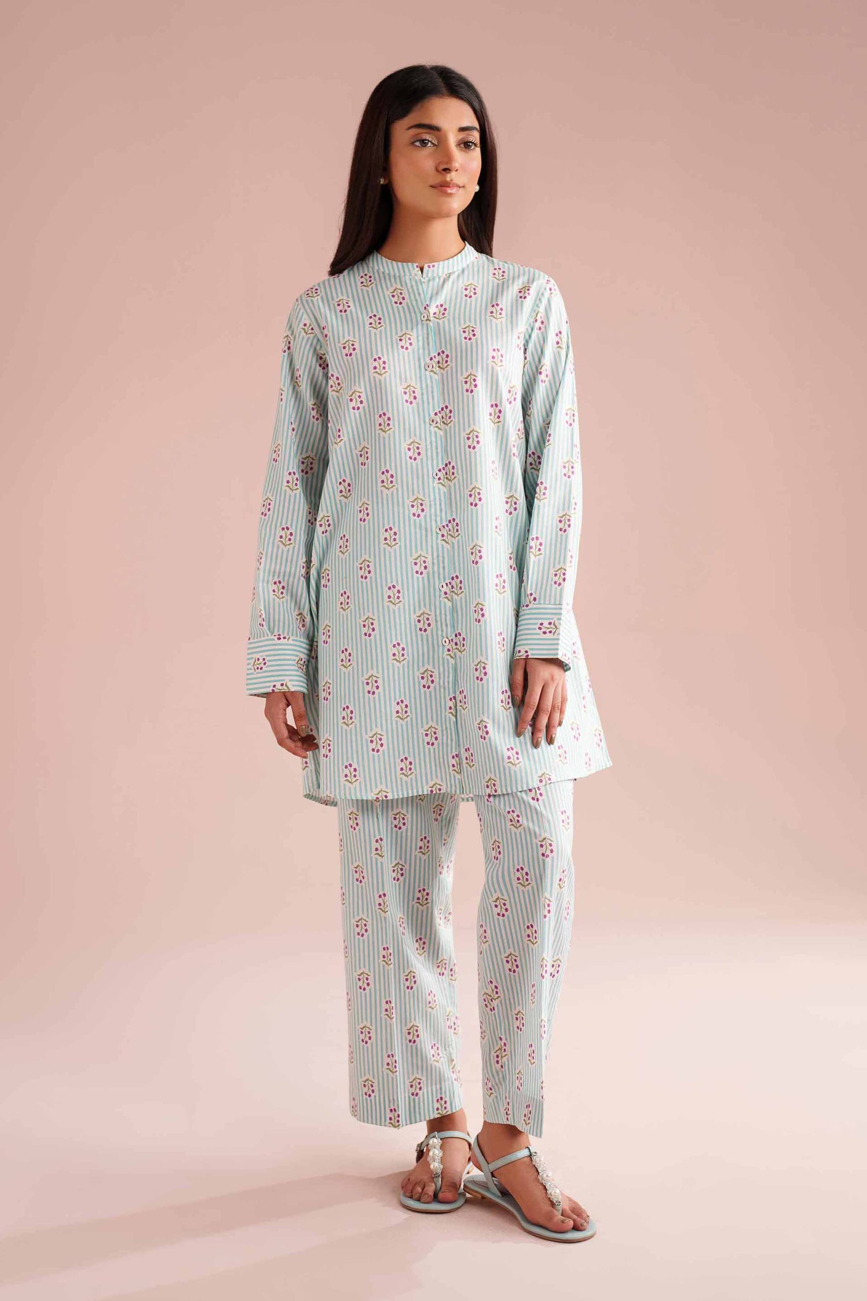 2 Piece - Printed Suit - PE26-183 - Image 5