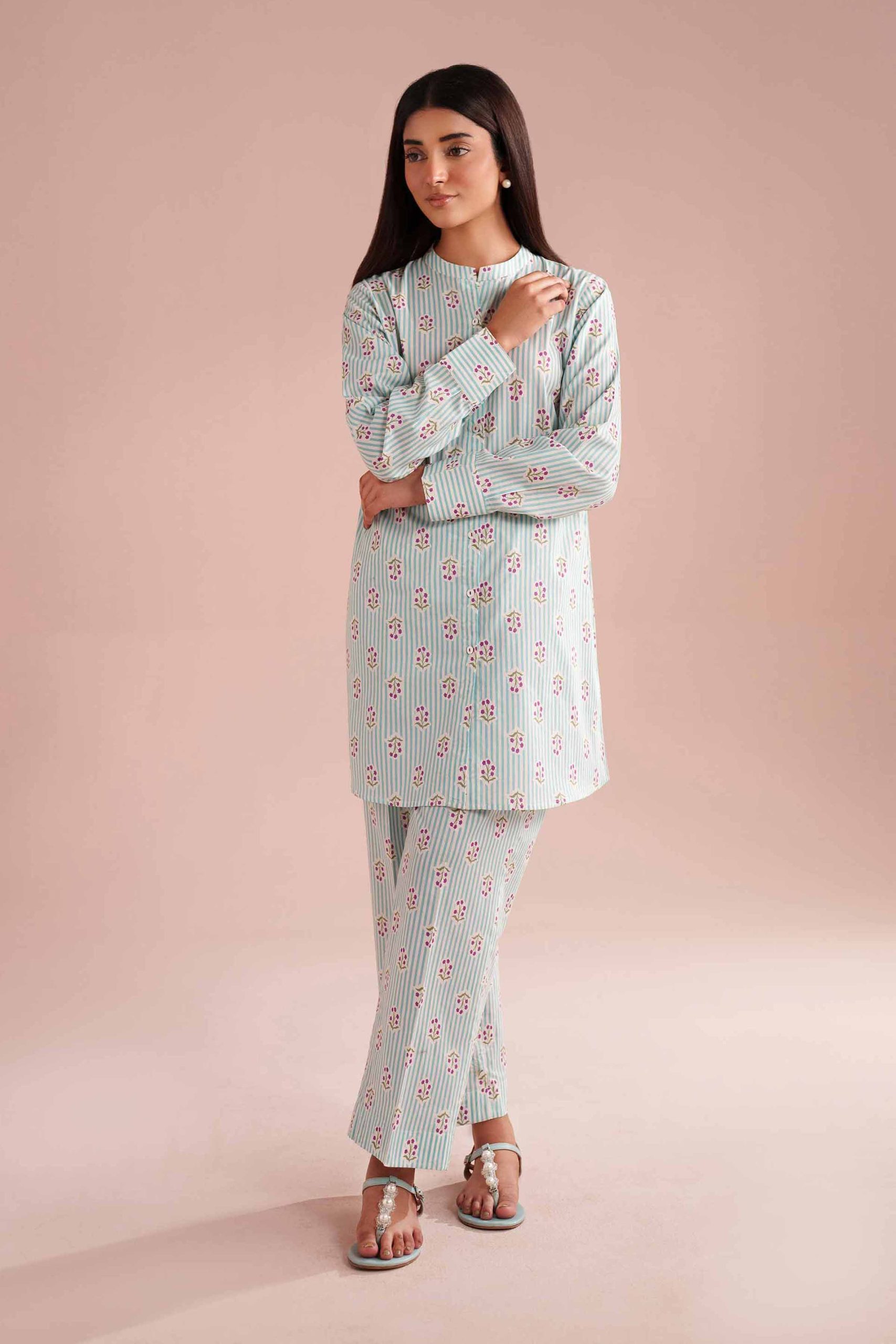 2 Piece - Printed Suit - PE26-183 - Image 4