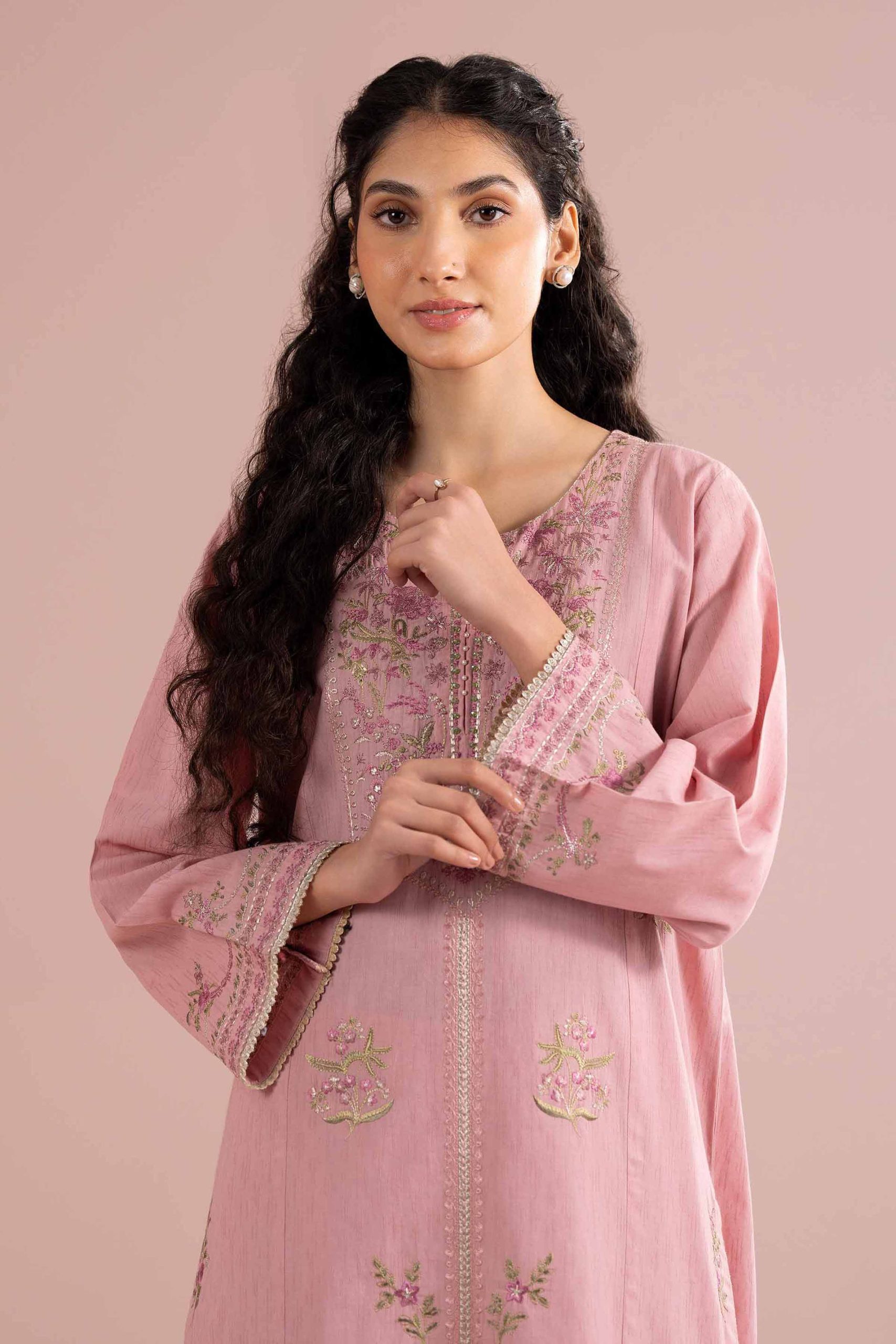 2 Piece - Embroidered Suit - PE26-231 - Image 2