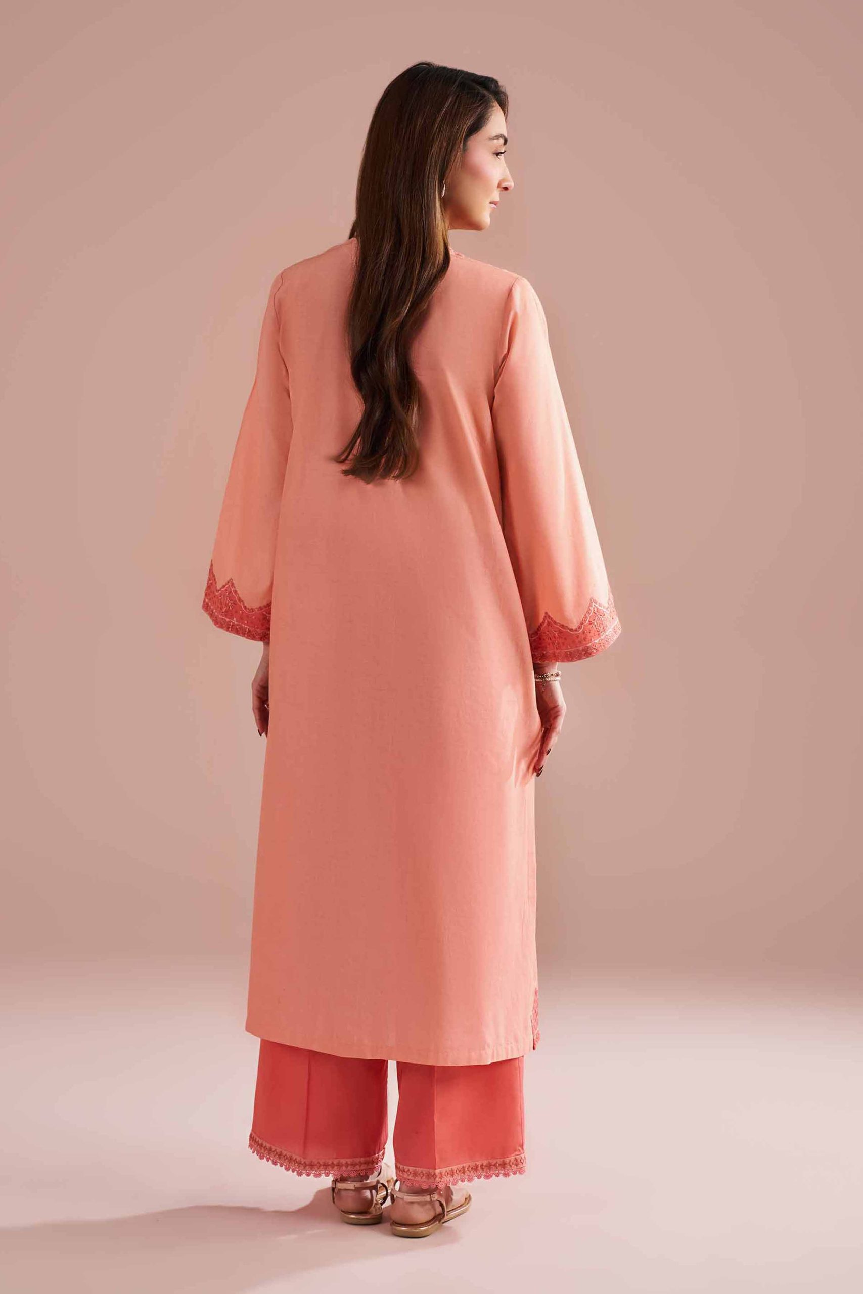 2 Piece - Embroidered Suit - PE26-240 - Image 3