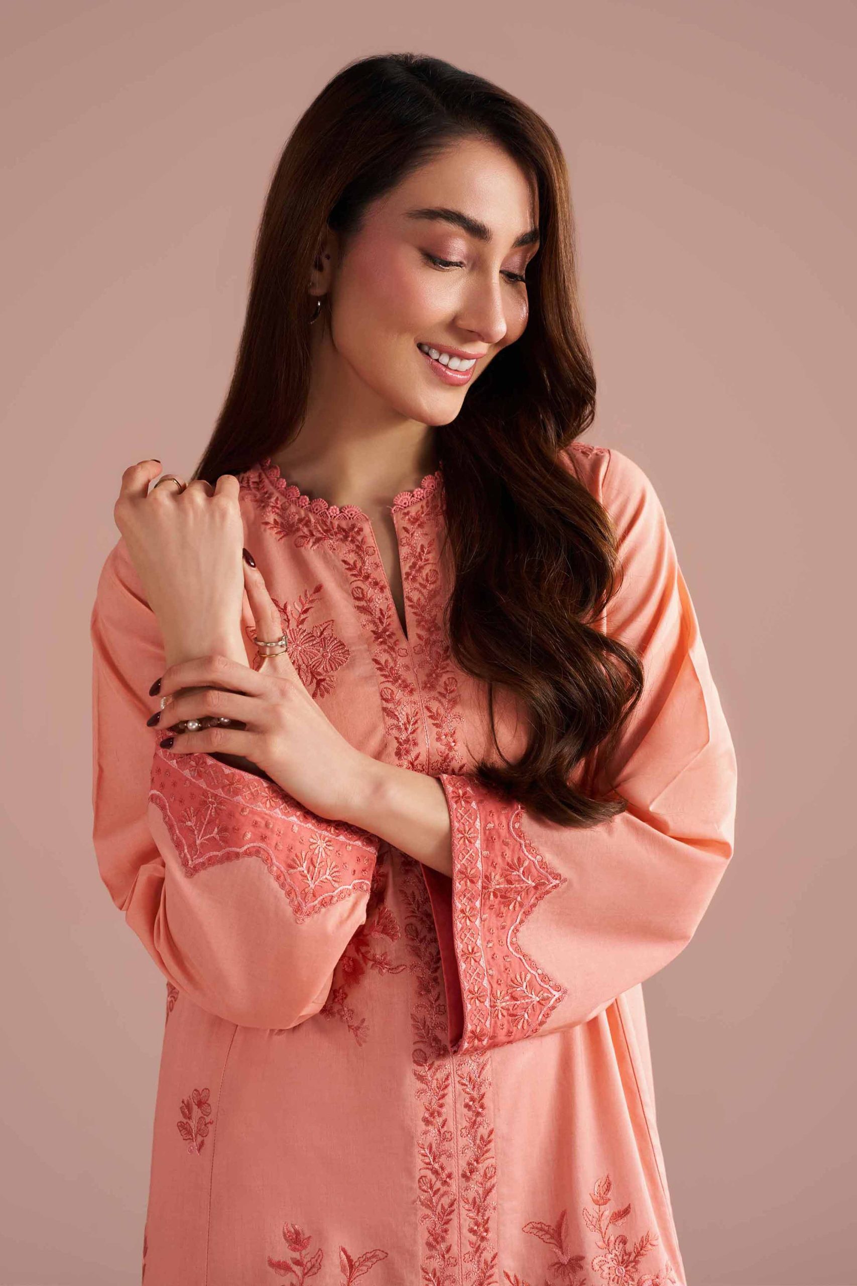 2 Piece - Embroidered Suit - PE26-240 - Image 2