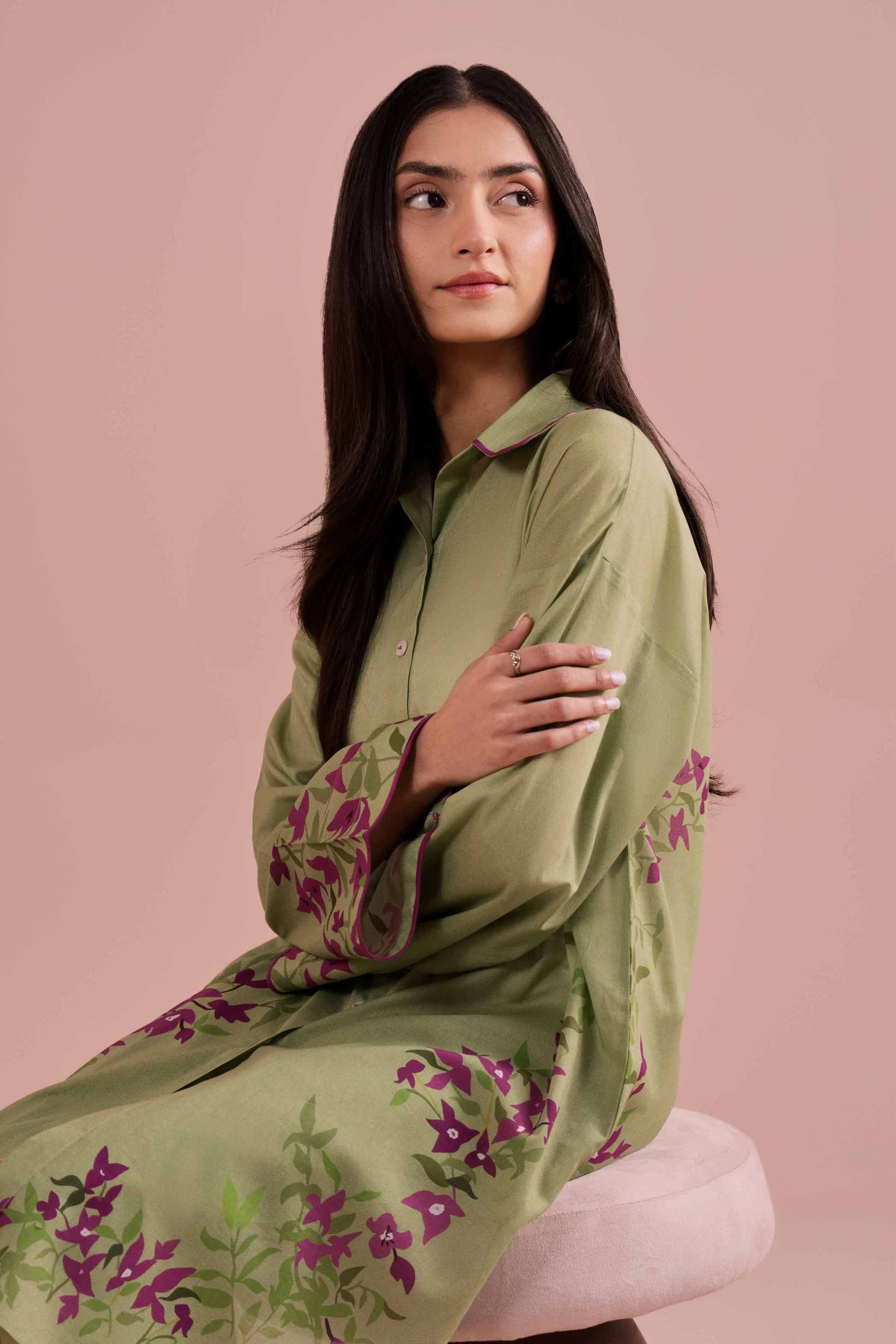 2 Piece - Printed Suit - PE26-265 - Image 2