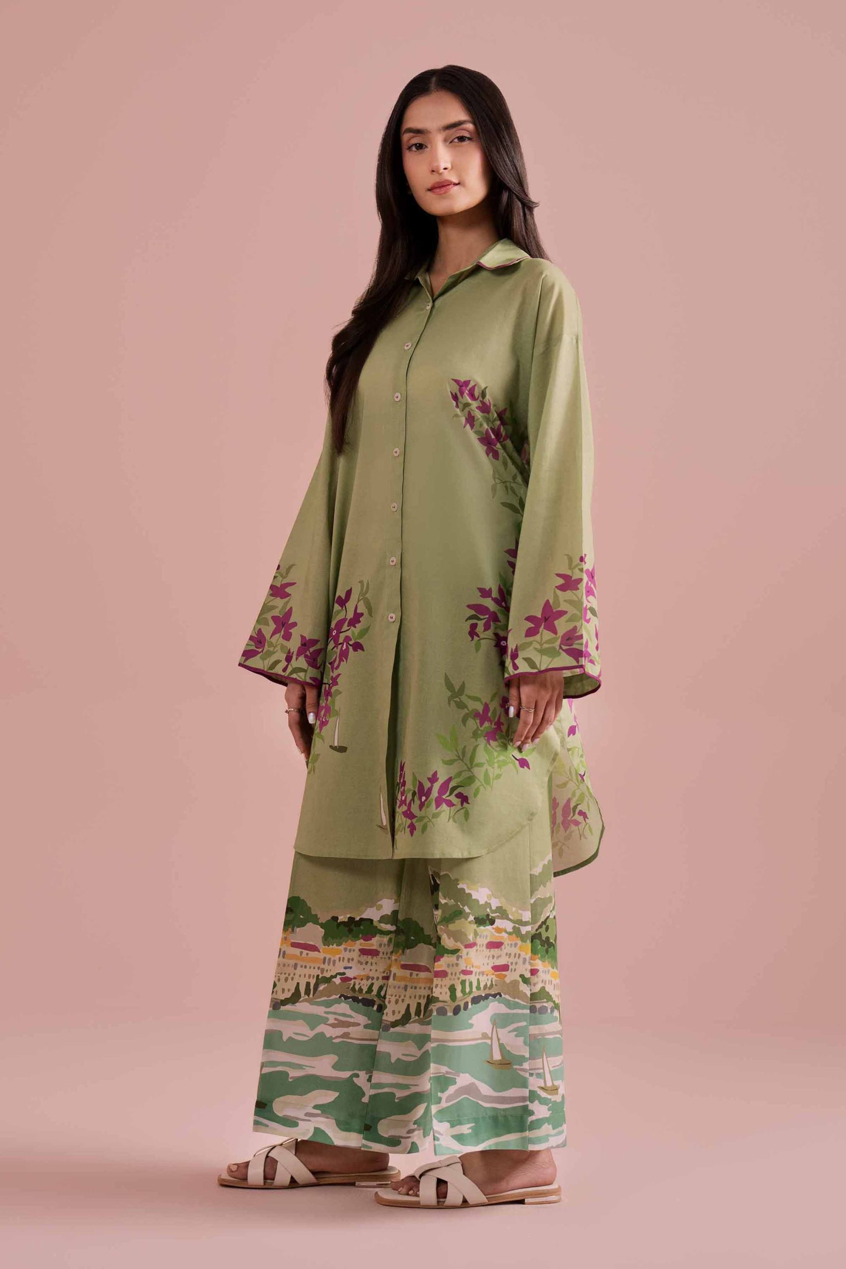 2 Piece - Printed Suit - PE26-265 - Image 3