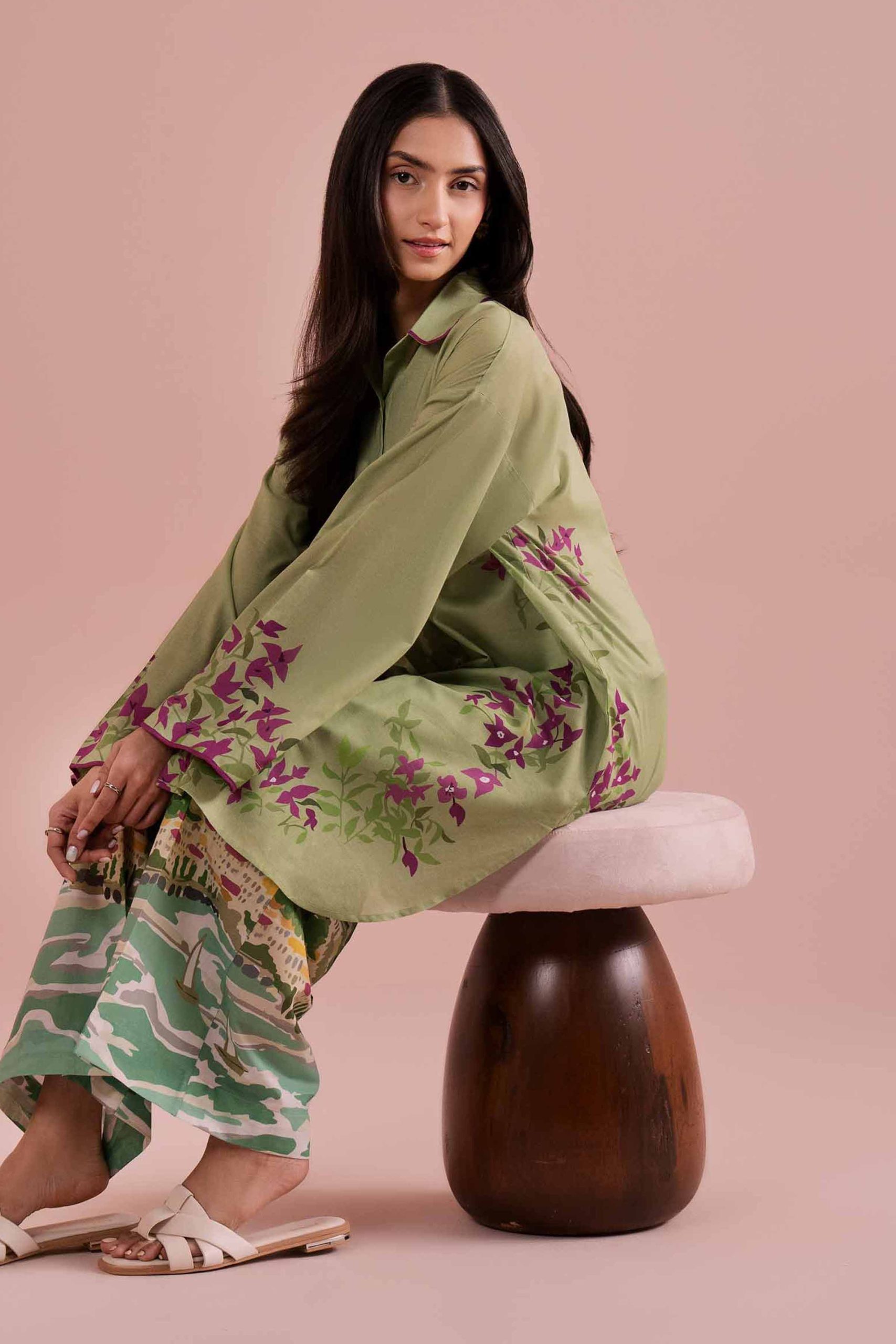 2 Piece - Printed Suit - PE26-265 - Image 5