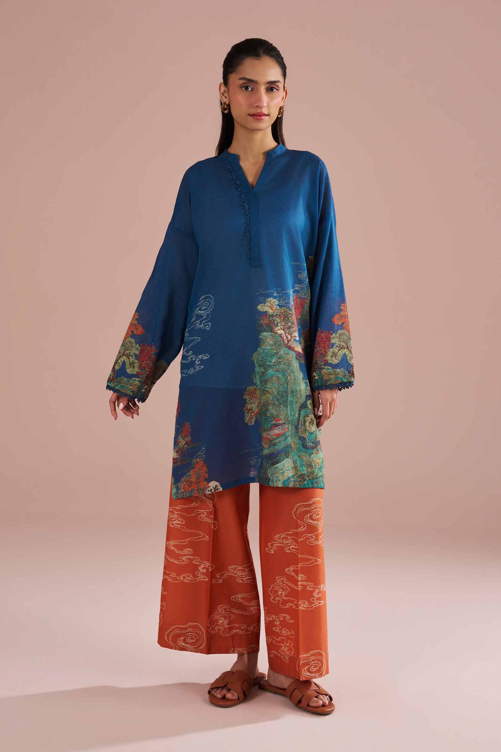 2 Piece - Printed Suit - PE26-268