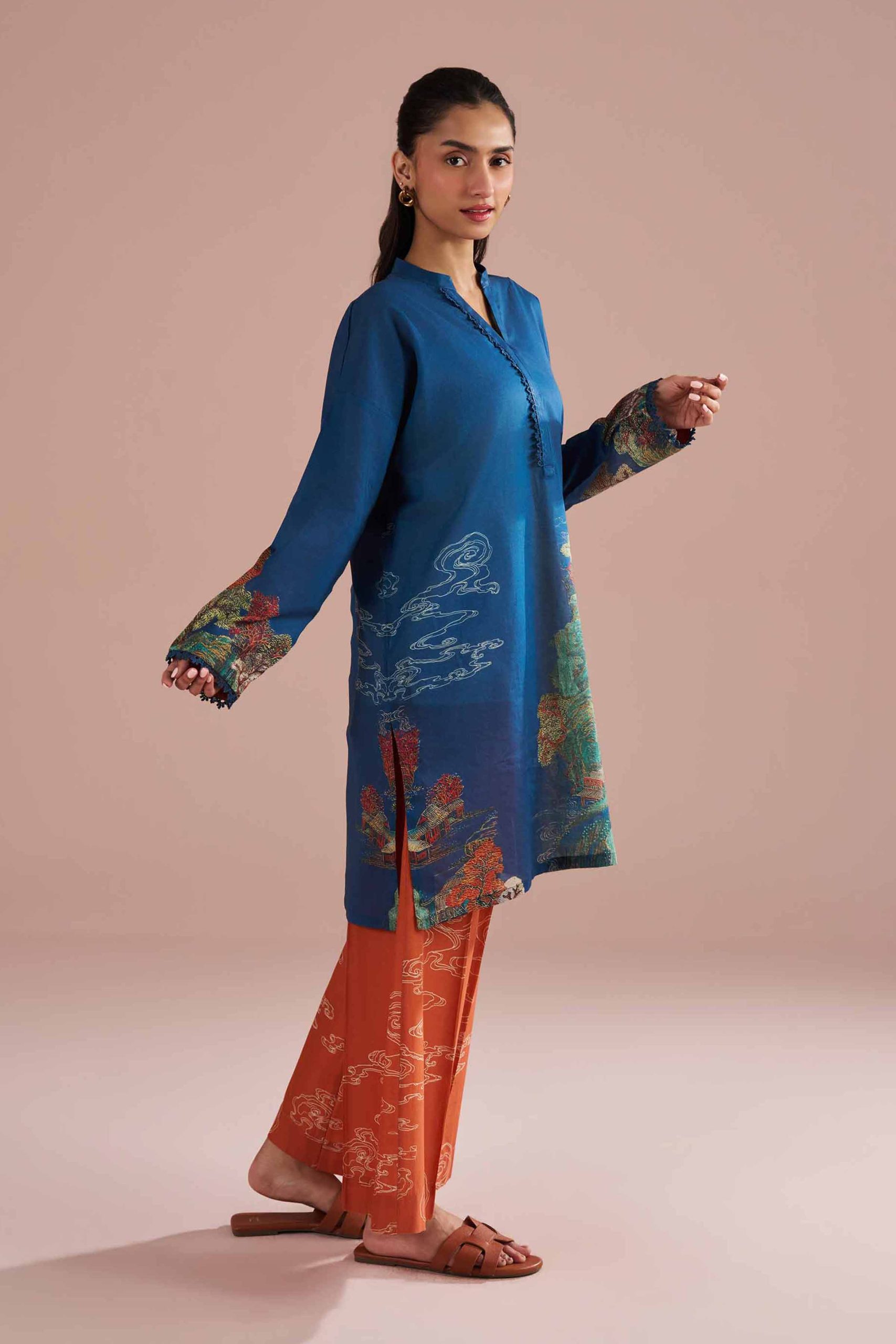 2 Piece - Printed Suit - PE26-268 - Image 4