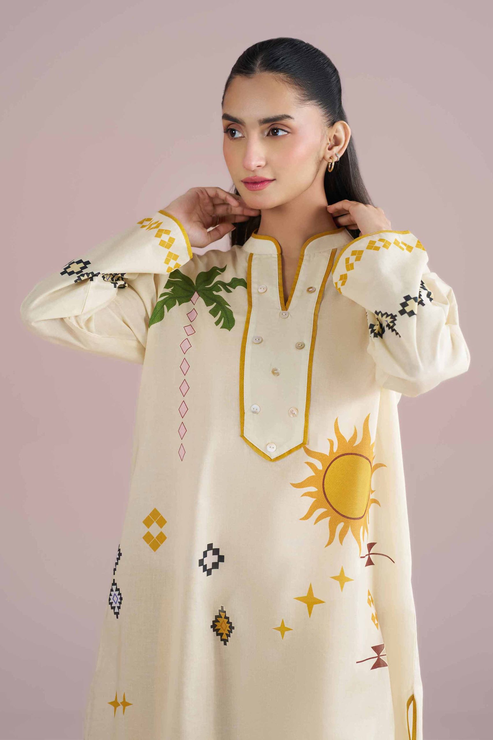 2 Piece - Printed Suit - PE26-269 - Image 2