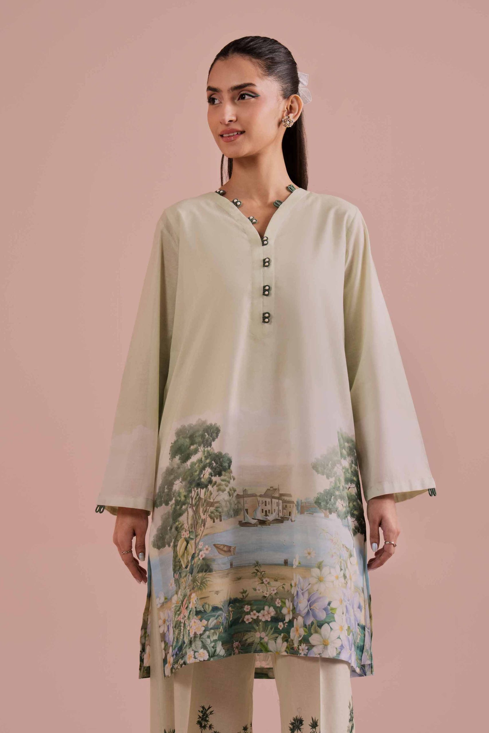 2 Piece - Printed Suit - PE26-273 - Image 2