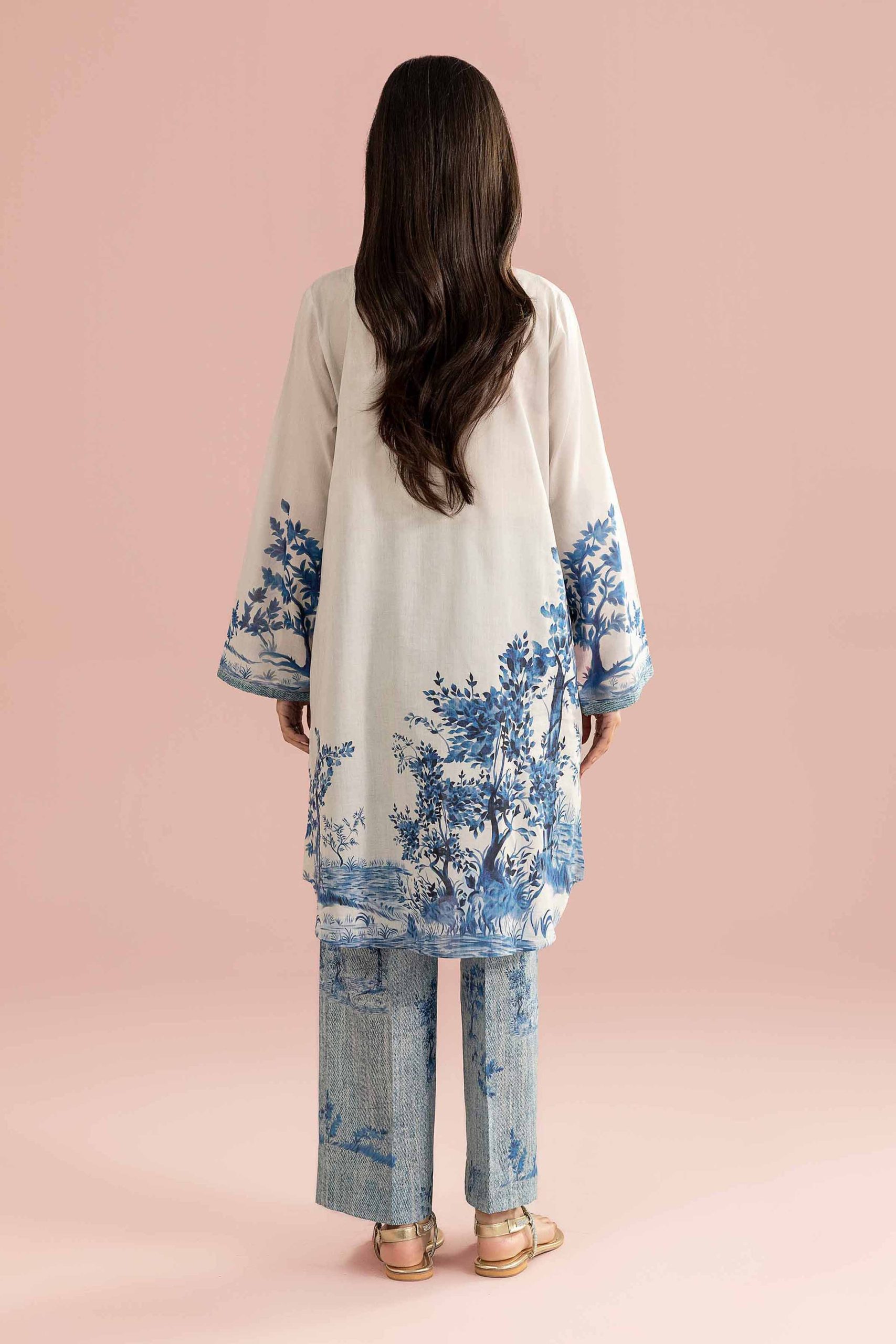 2 Piece - Printed Suit - PE26-276 - Image 3