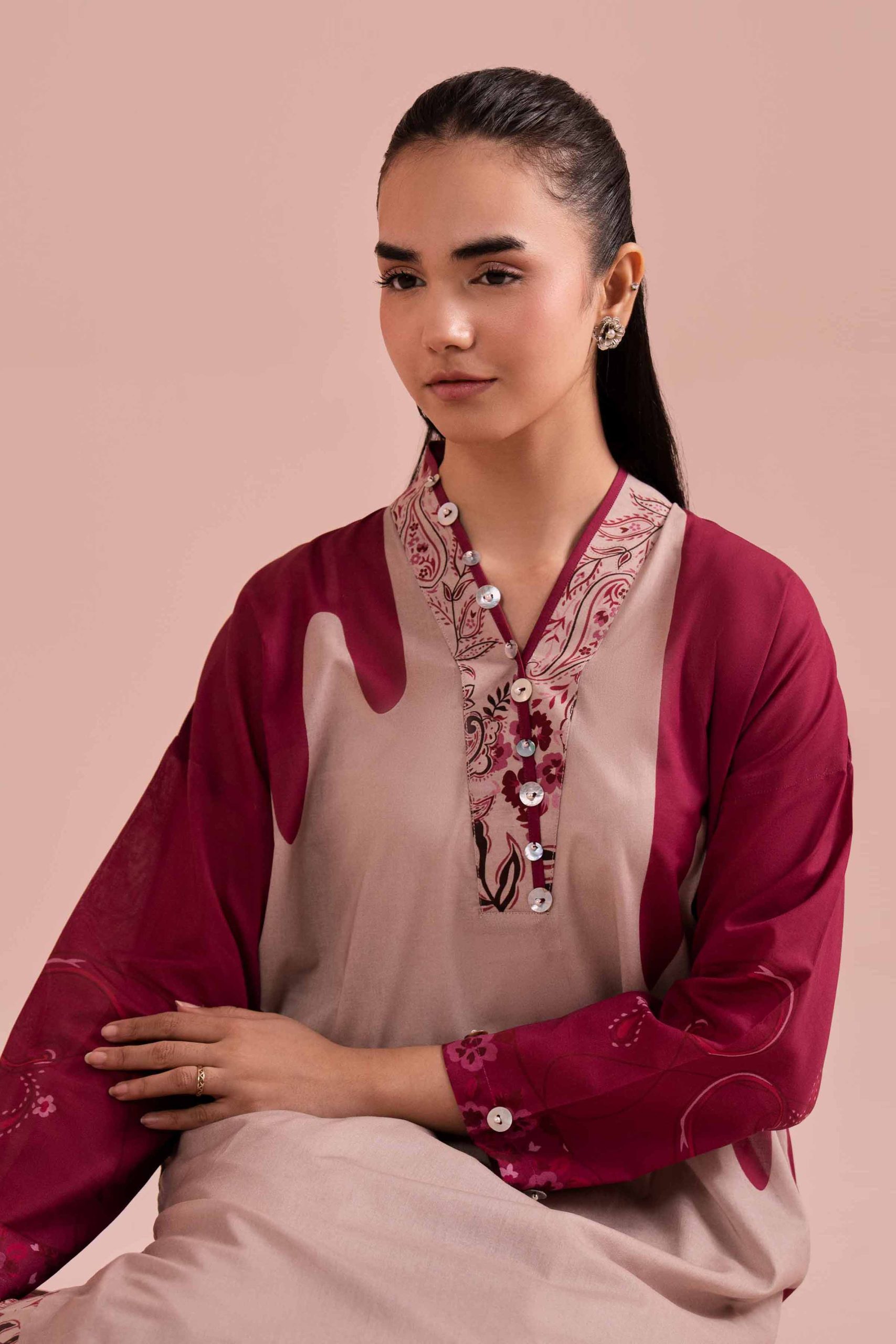 2 Piece - Printed Suit - PE26-278 - Image 2