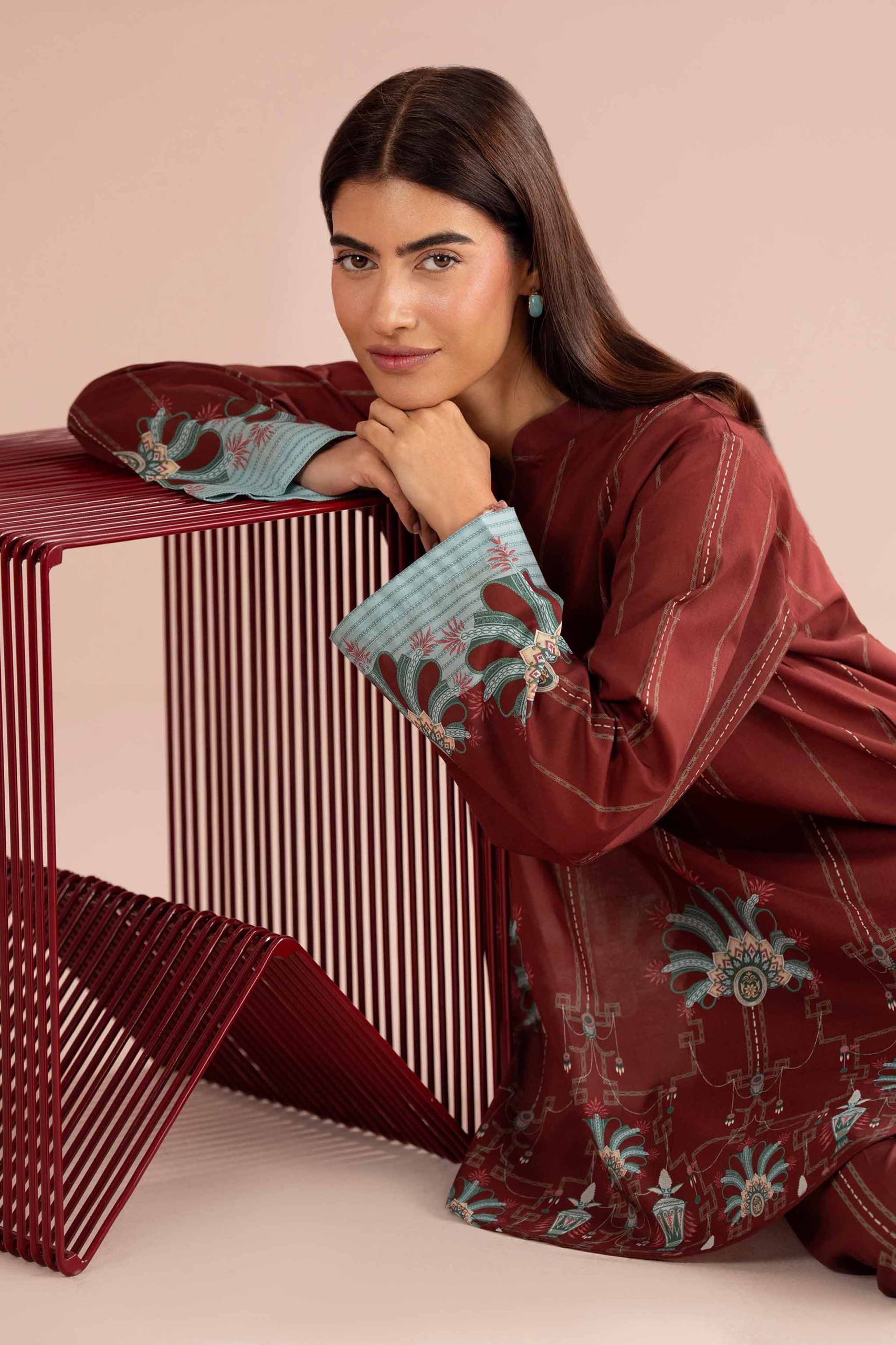 2 Piece - Printed Suit - PE26-279 - Image 2