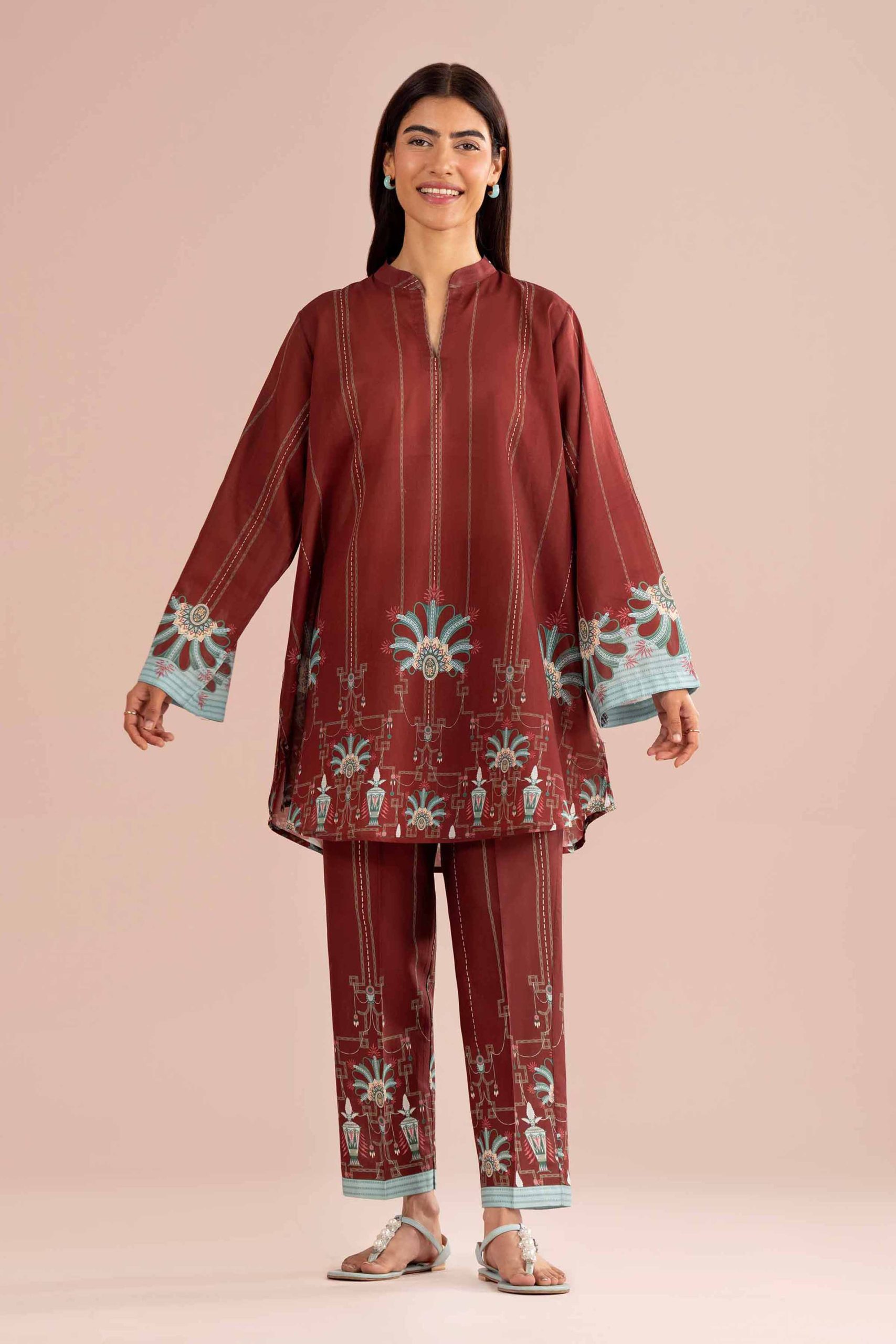 2 Piece - Printed Suit - PE26-279 - Image 5