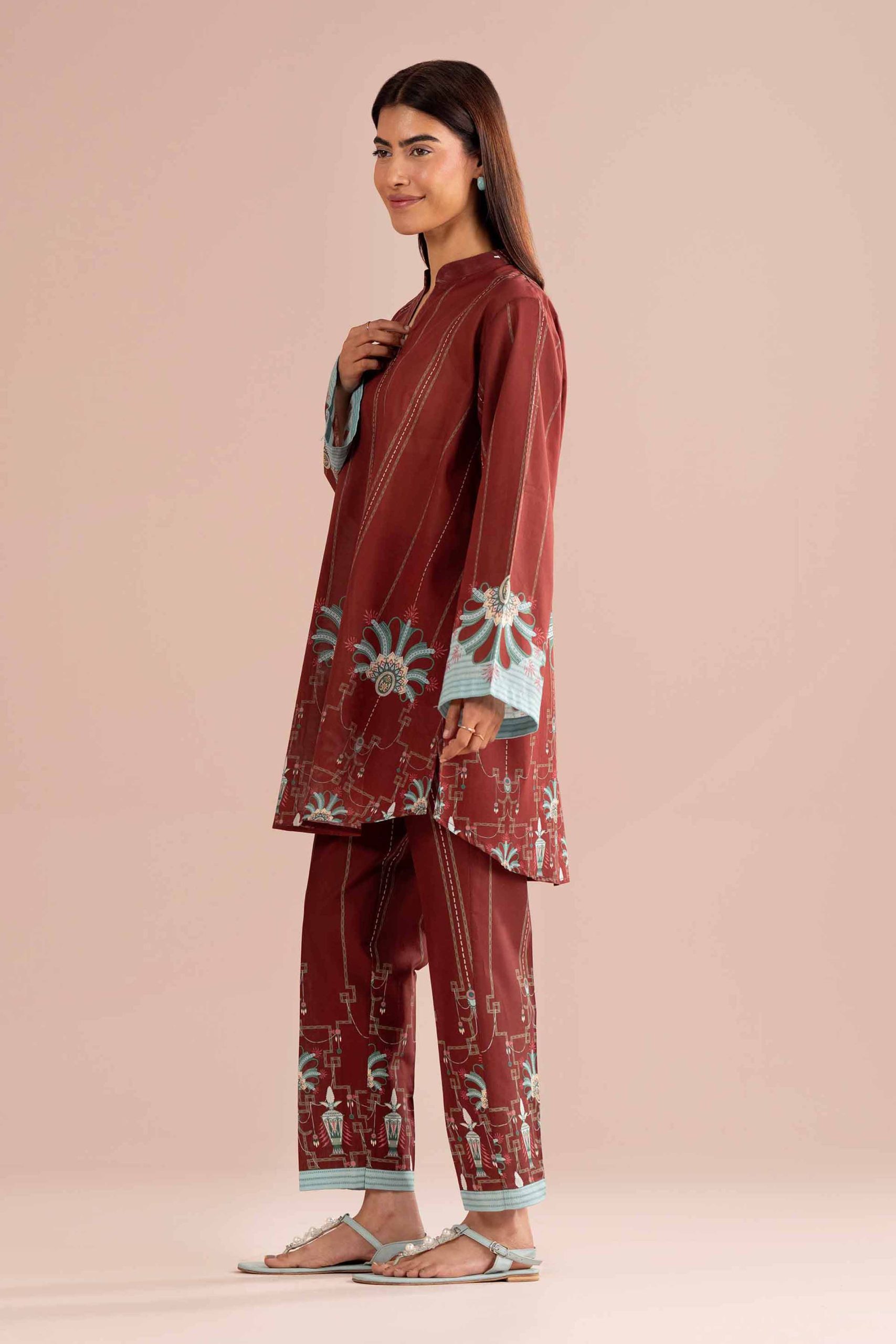 2 Piece - Printed Suit - PE26-279 - Image 4