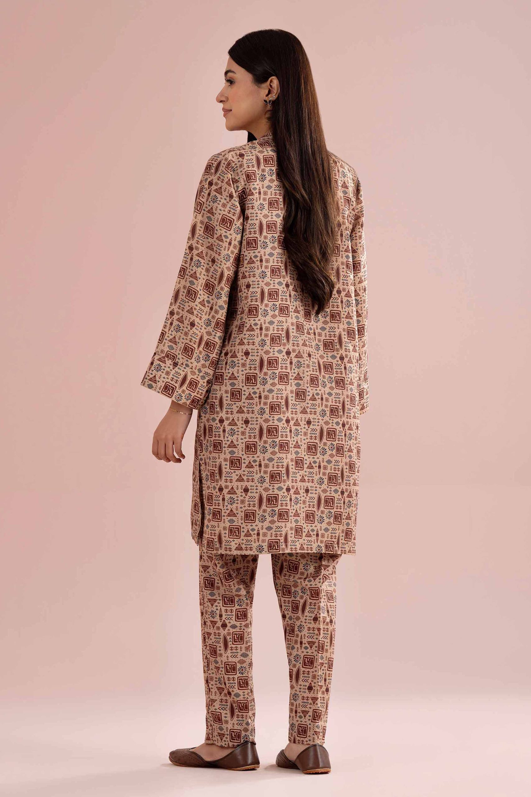2 Piece - Printed Suit - PE26-347 - Image 3