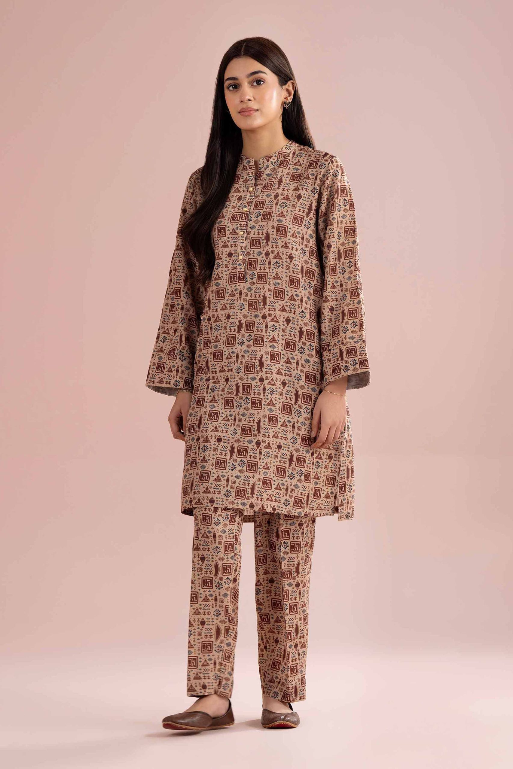 2 Piece - Printed Suit - PE26-347 - Image 4