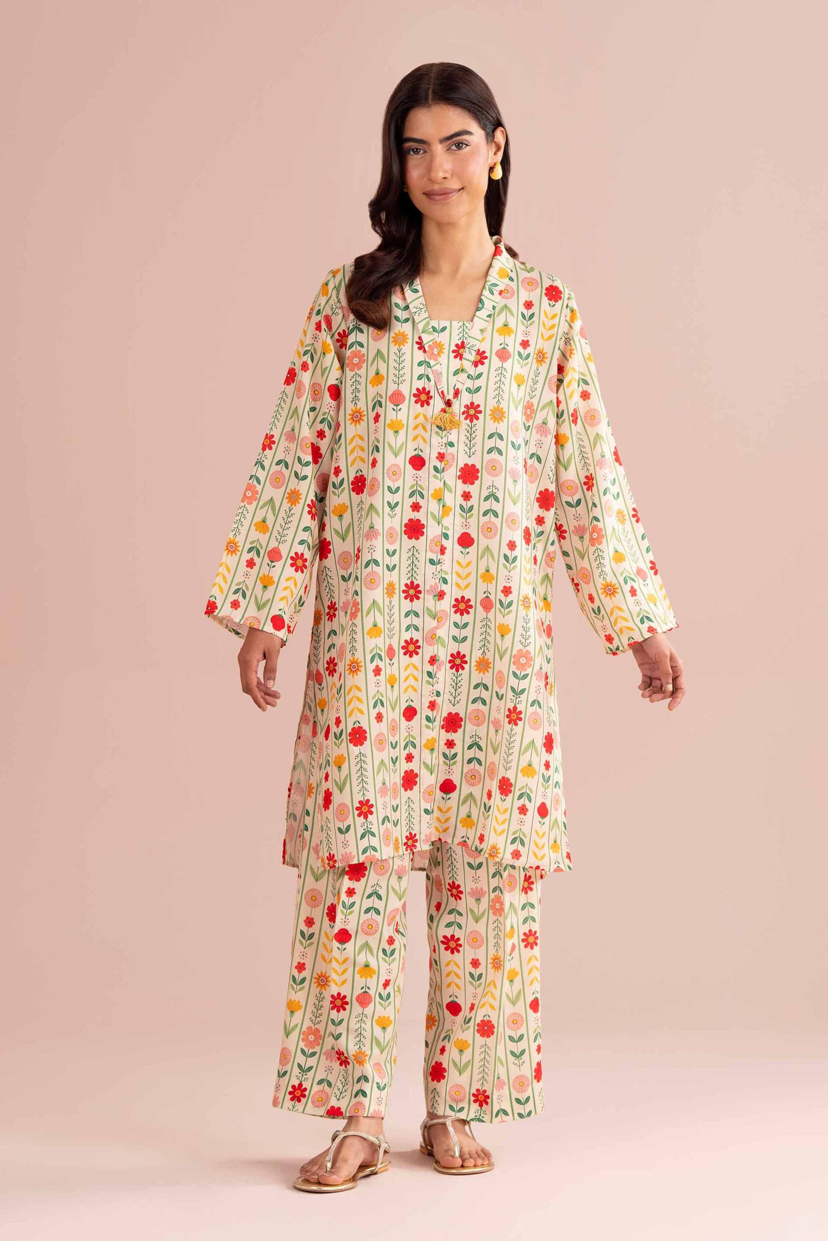 2 Piece - Printed Suit - PE26-367
