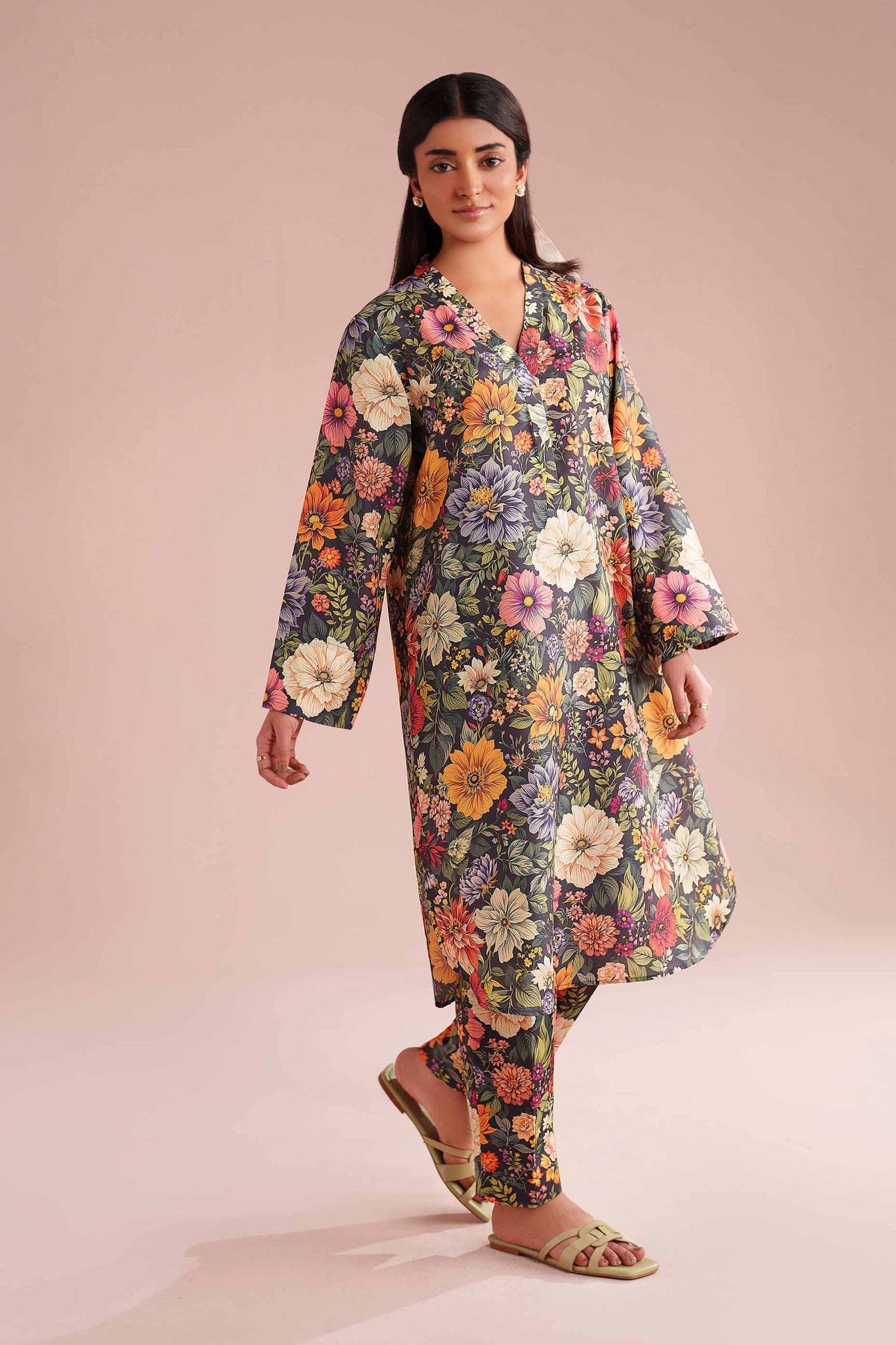 2 Piece - Printed Suit - PE26-425