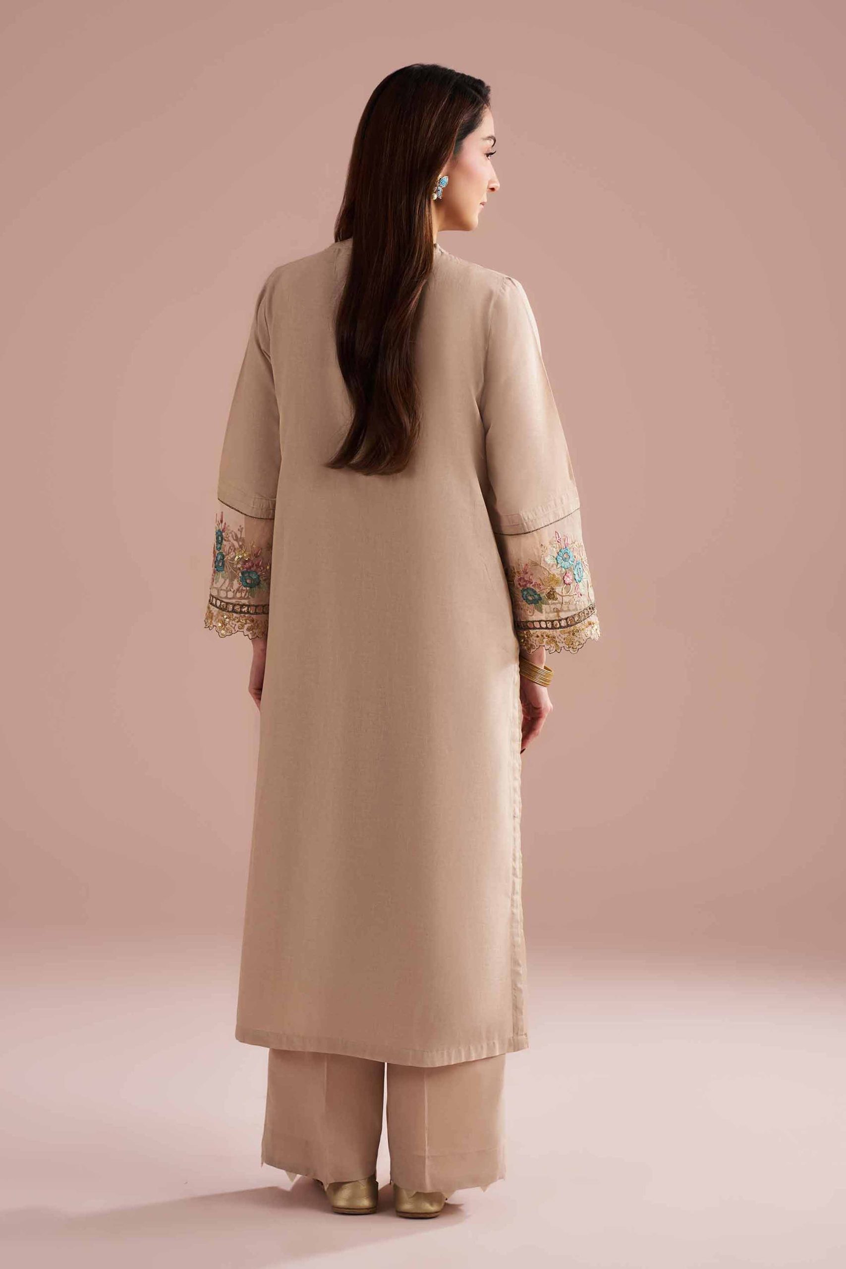 2 Piece - Embroidered Suit - PE26-55 - Image 3