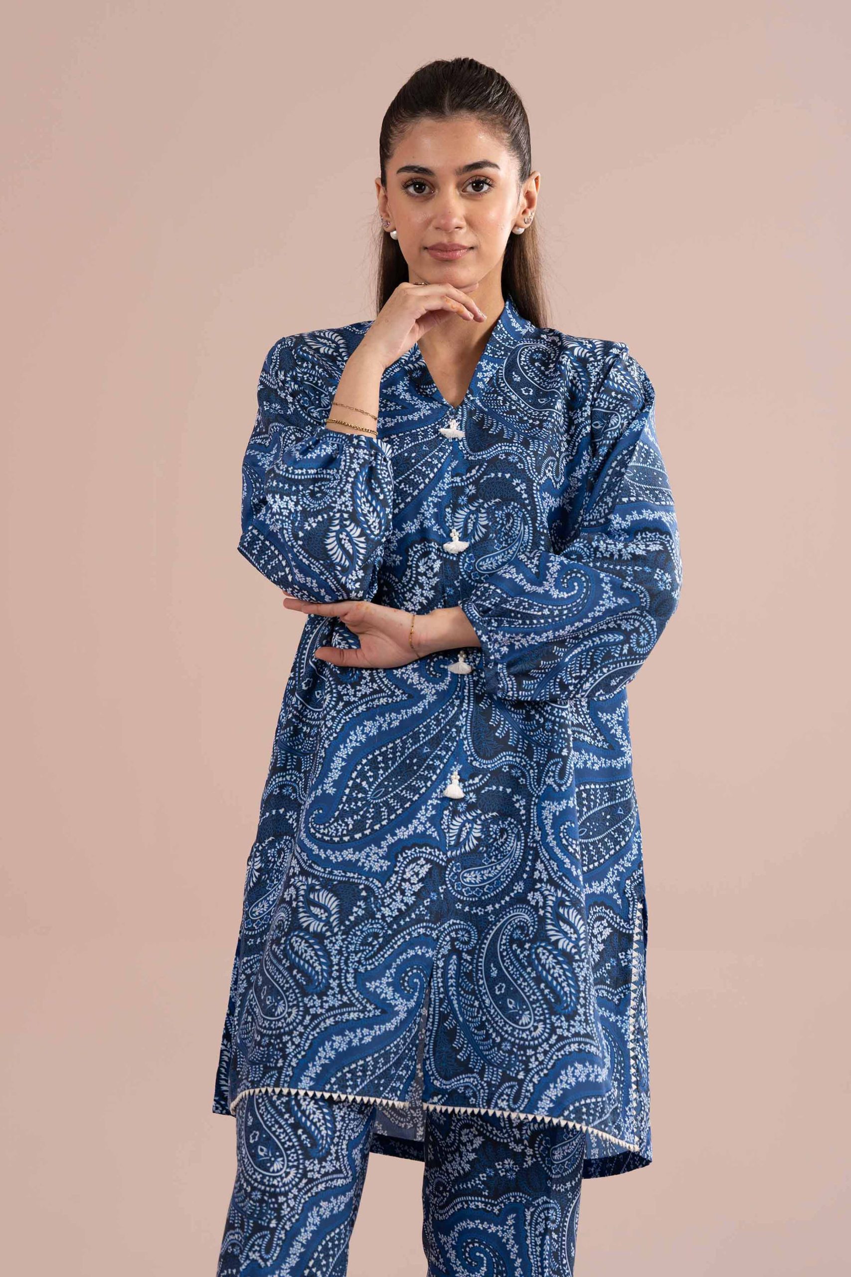 2 Piece - Printed Suit - PS26-78 - Image 2