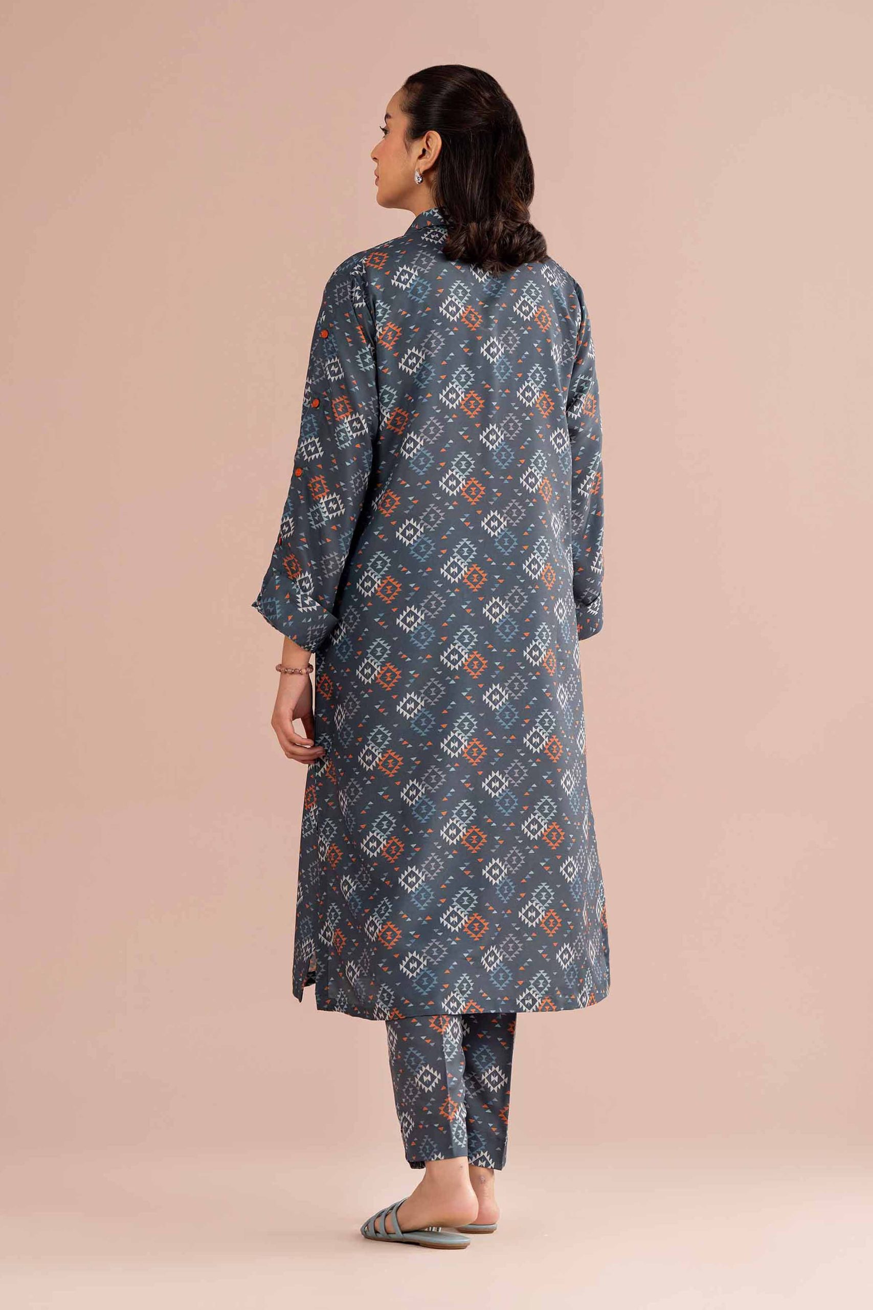 2 Piece - Printed Suit - PS26-87 - Image 4